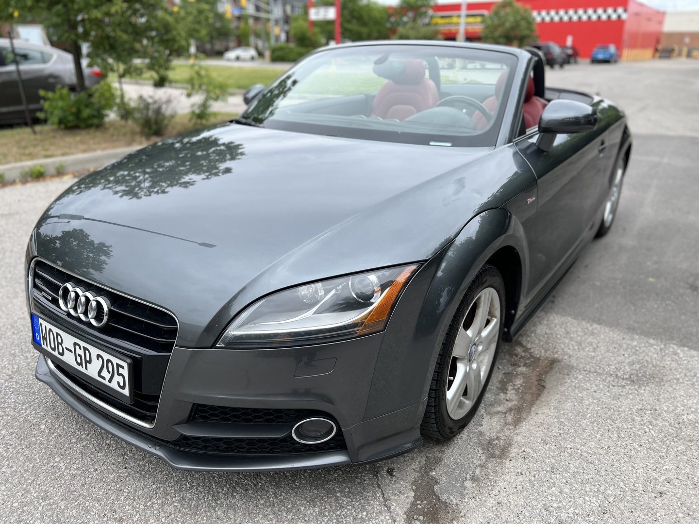 2012 Audi TT 2.0T Roadster quattro S tronic Red Interior Used Car