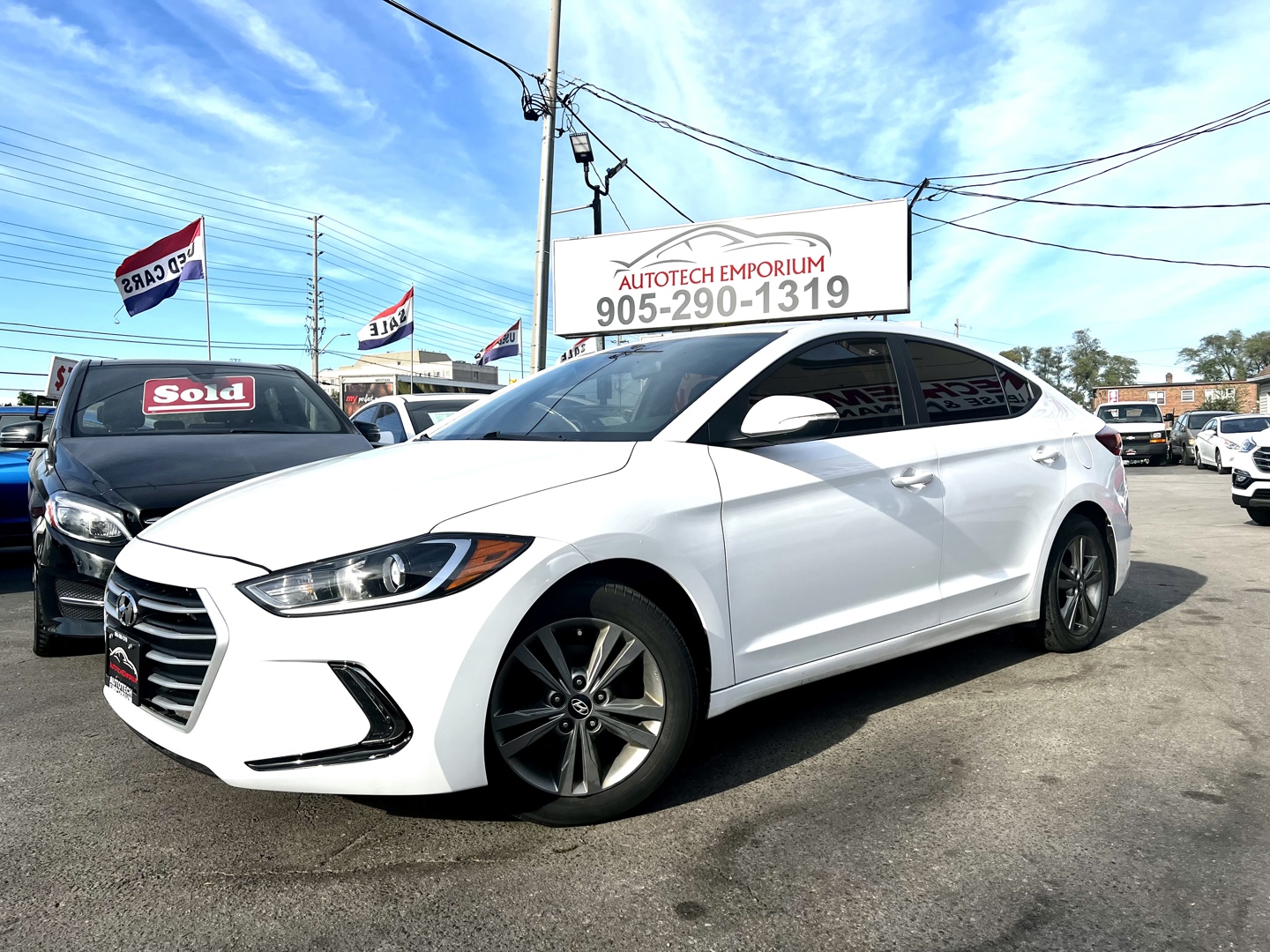 2017 Hyundai Elantra GL Prl White Navigation/Blind Spot/Camera ...