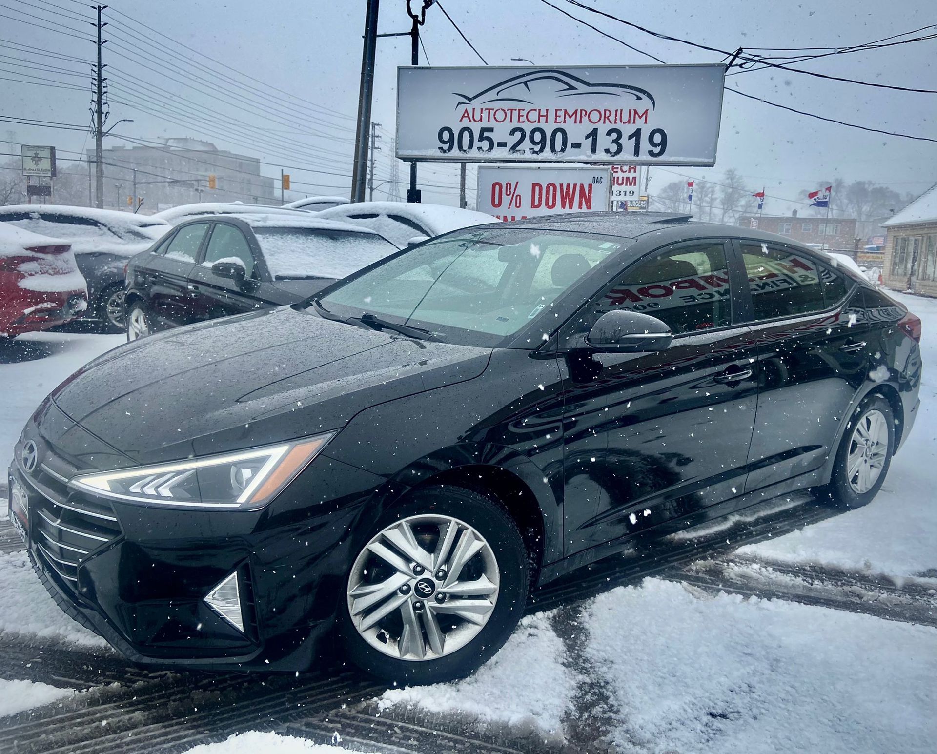 2020 Hyundai Elantra Preferred w/Sunroof&Safety Pkg Navi/Sunroof