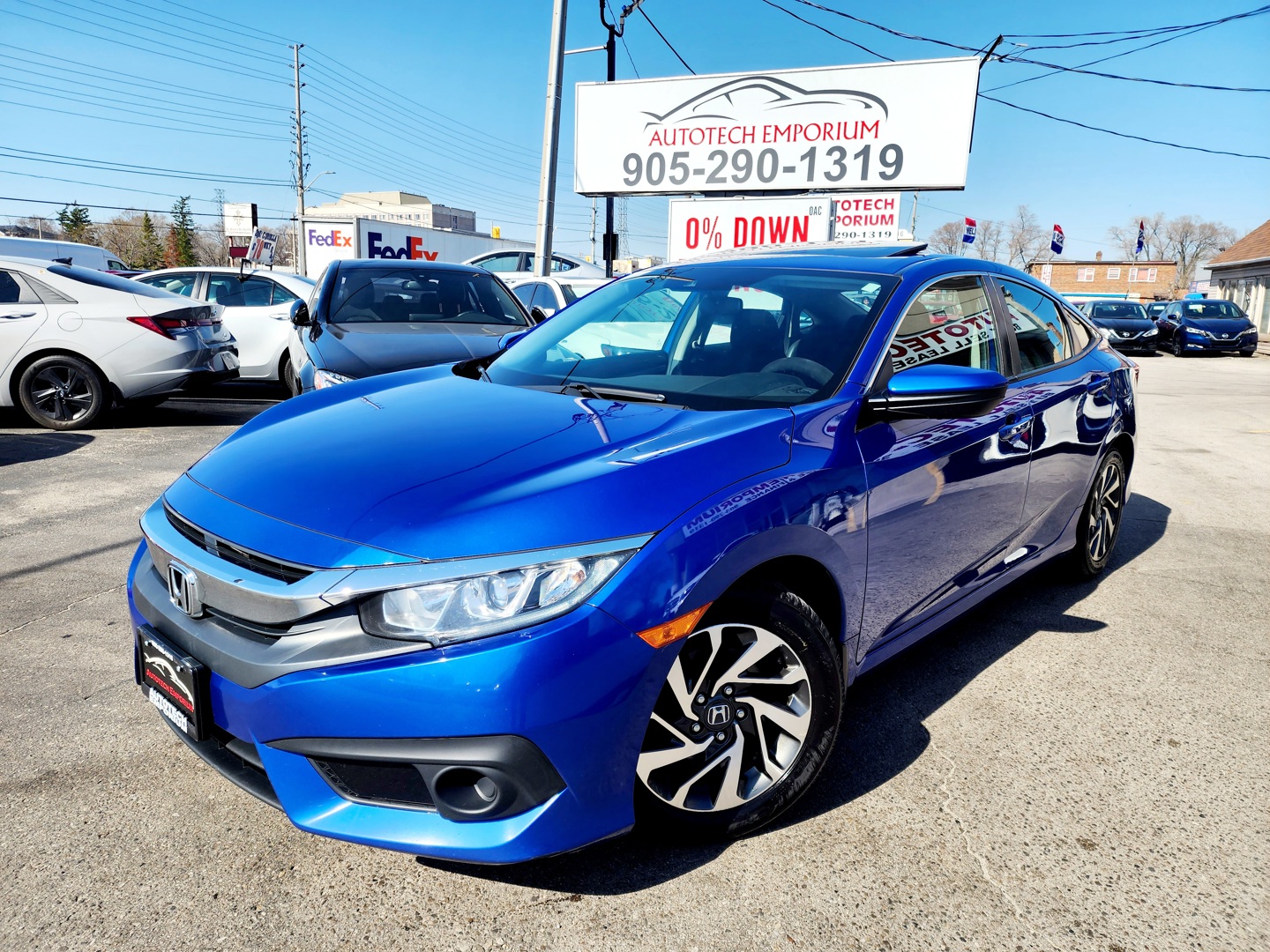 2017 Honda Civic EX Sunroof/Honda Sense/Camera Autotech Emporium