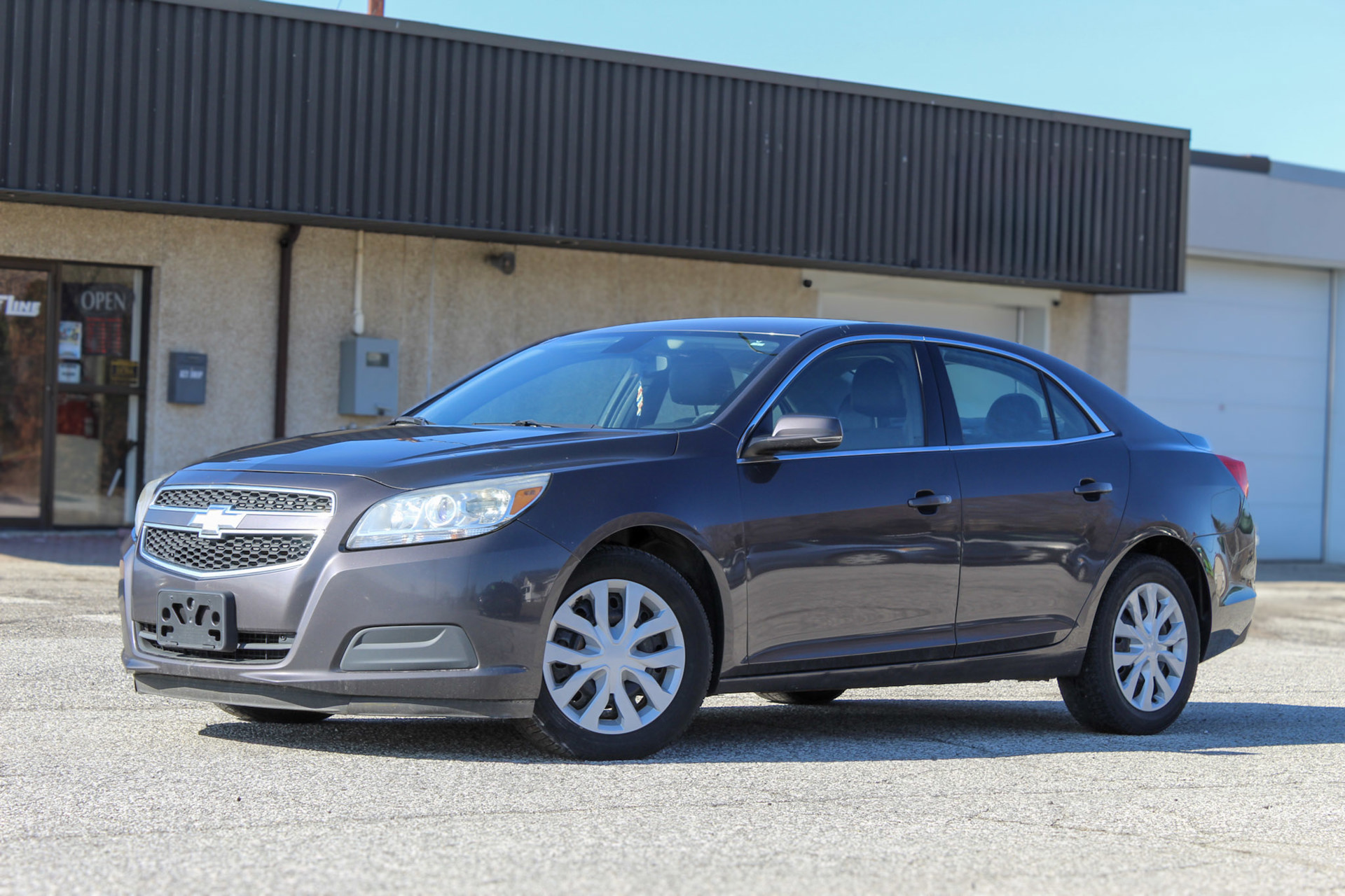 Gray 2013 Chevrolet Malibu Sedan Front-Wheel Drive Automatic