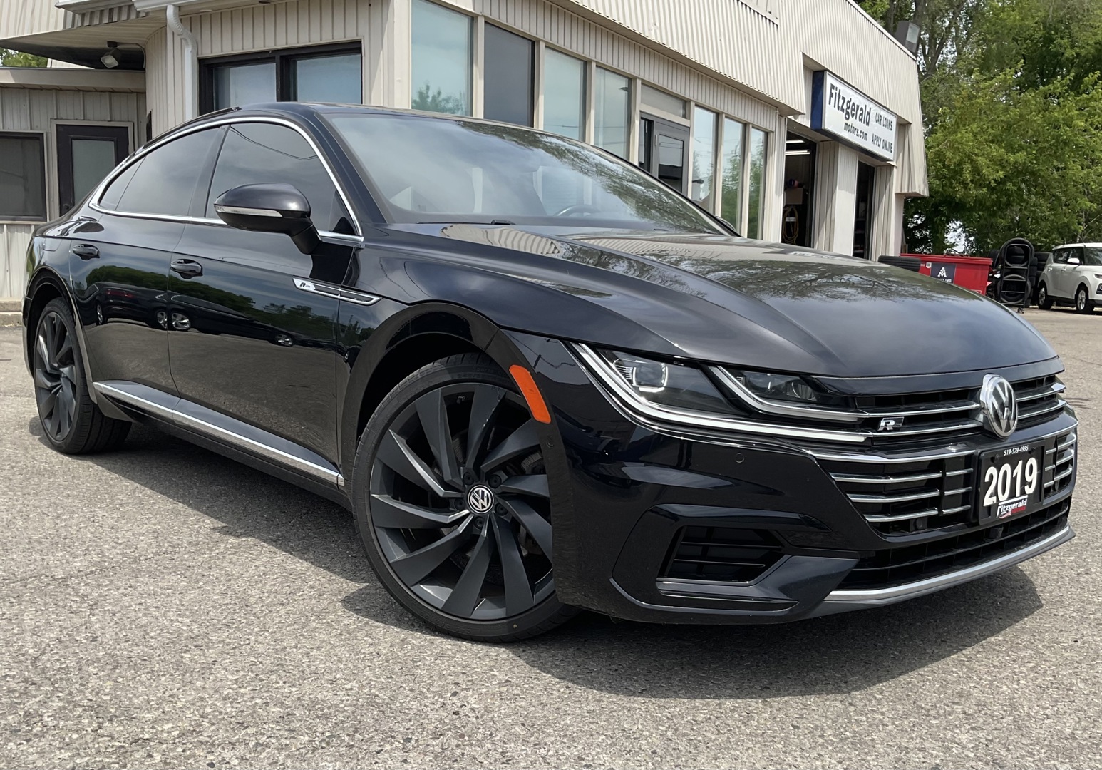Black 2019 Volkswagen Arteon SEL R-Line 4Motion Sedan All-Wheel Drive Automatic