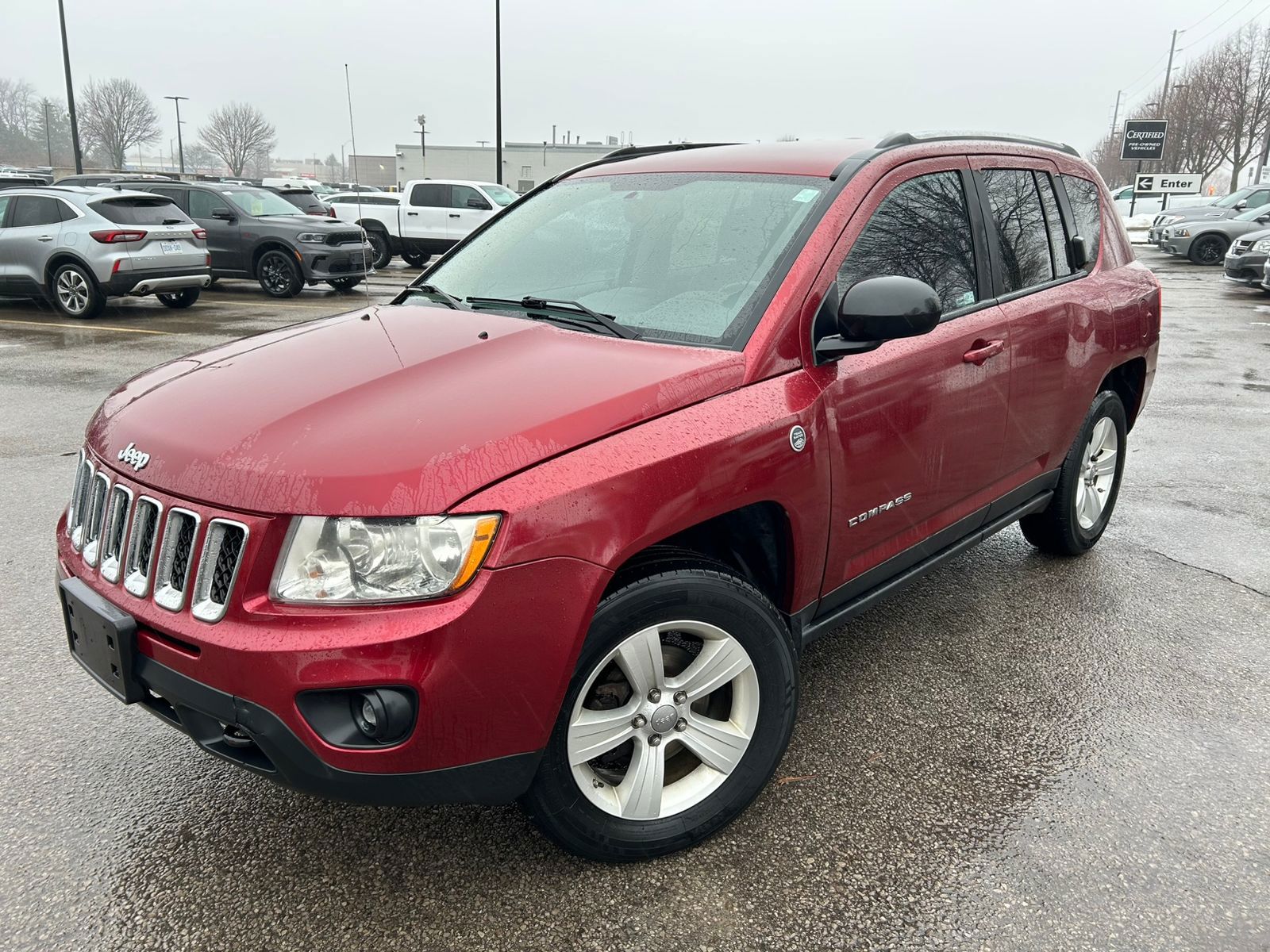 Red 2012 Jeep Compass Limited 4WD SUV / Crossover Four-Wheel Drive Automatic