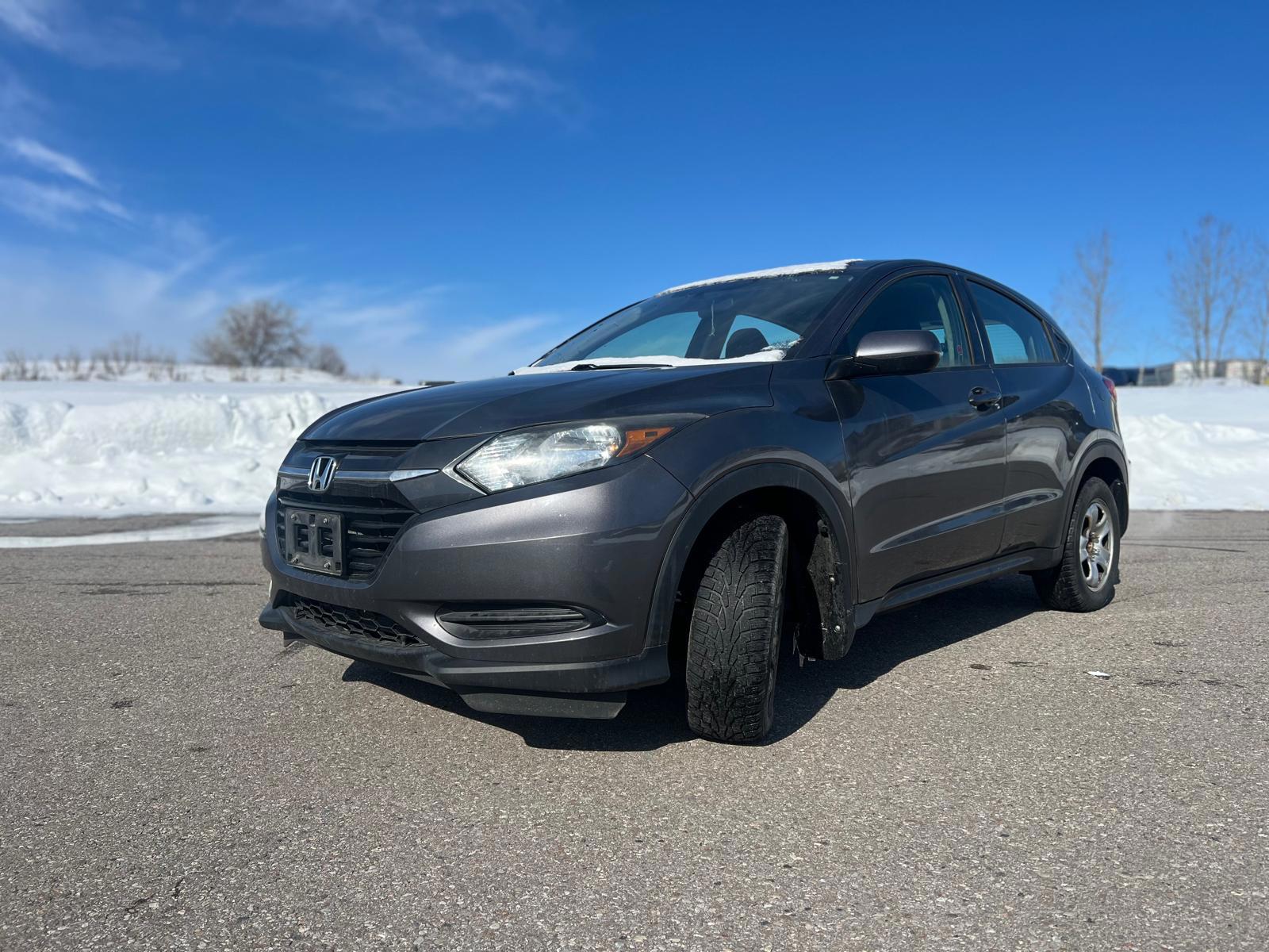 Gray 2018 Honda HR-V LX AWD SUV / Crossover All-Wheel Drive Automatic