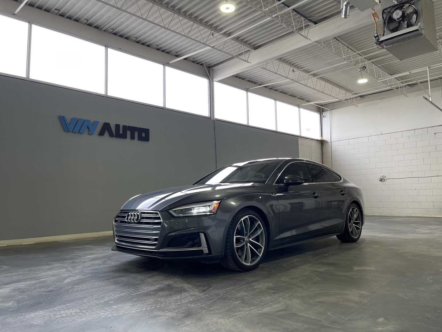 Gray 2018 Audi S5 Sportback Sedan  Automatic