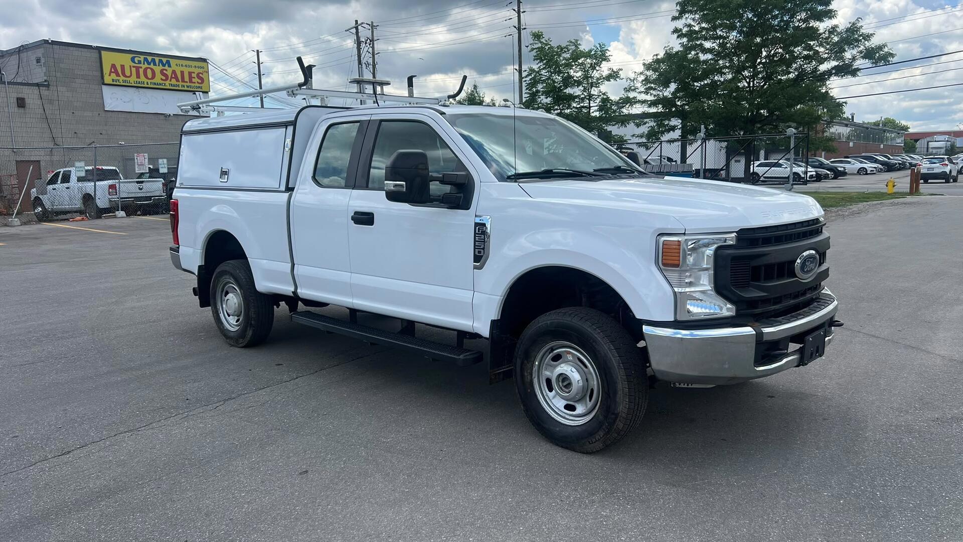 White 2020 Ford F-250 Super Duty Pickup Truck Four-Wheel Drive Automatic
