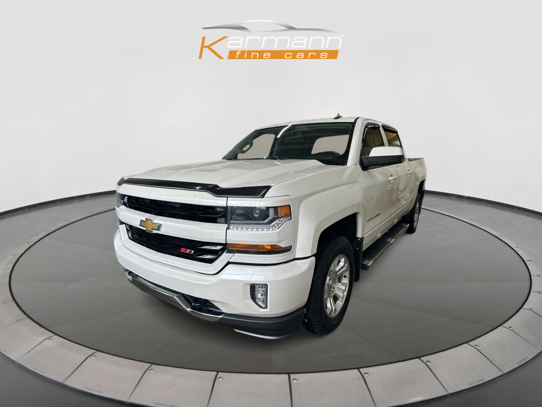 White 2017 Chevrolet Silverado 1500 Pickup Truck Four-Wheel Drive Automatic