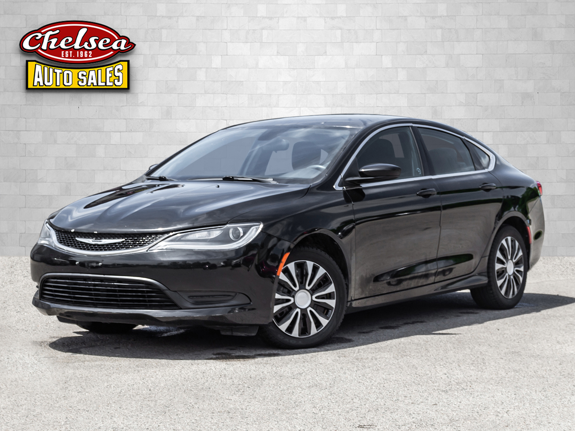 Black 2015 Chrysler 200 LX Sedan FWD Sedan Front-Wheel Drive Automatic