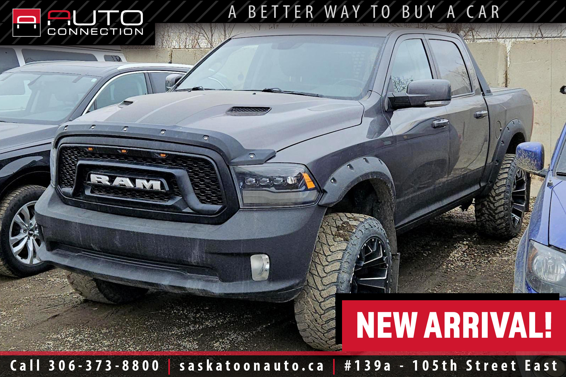2017 RAM 1500 Sport Crew Cab - 4x4 - PREMIUM PKG - COOLED SEATS - NAV