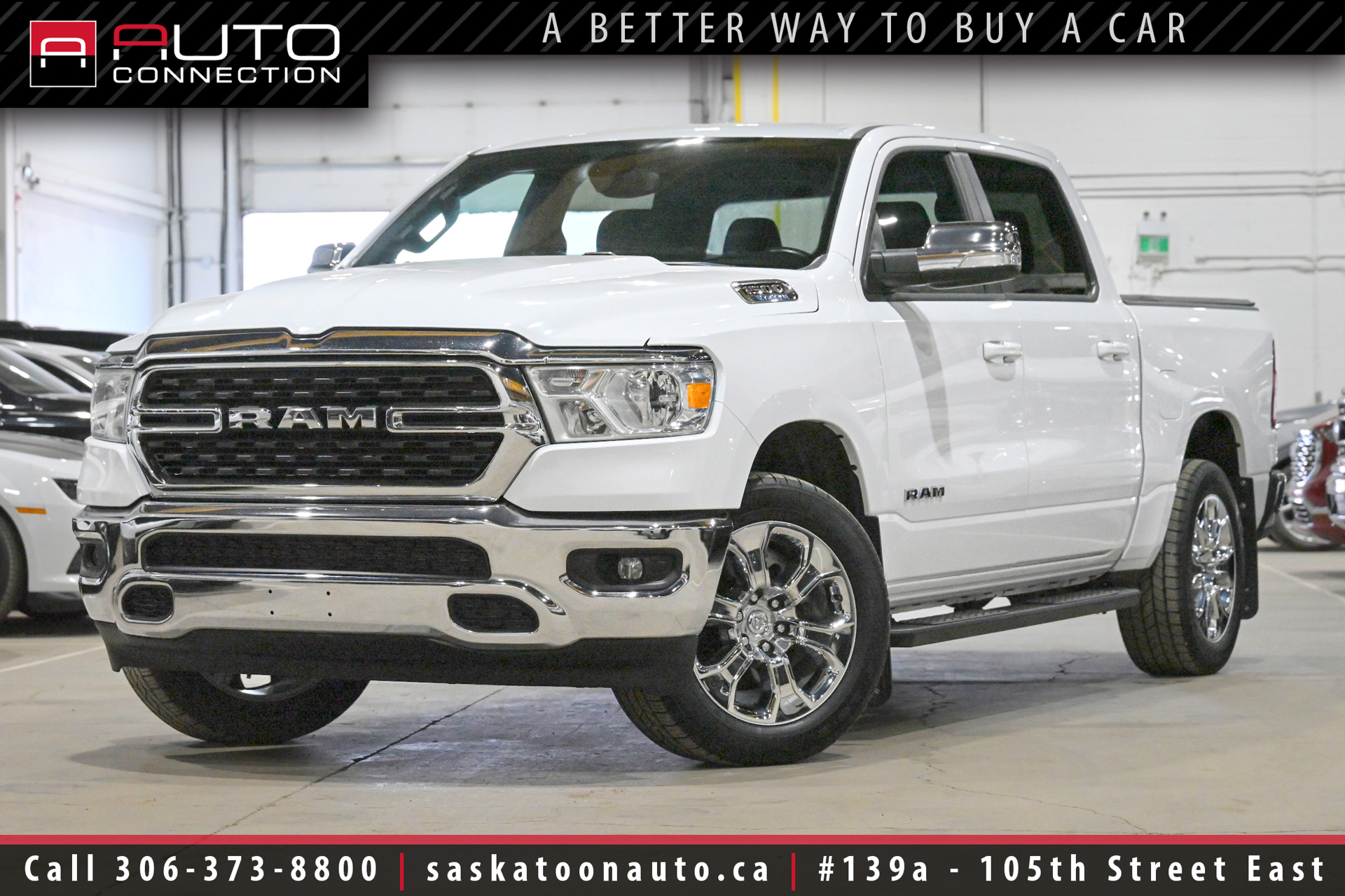 2022 RAM 1500 Big Horn Crew Cab - 4x4 - ACCIDENT FREE - SK TRUCK - REMOTE START
