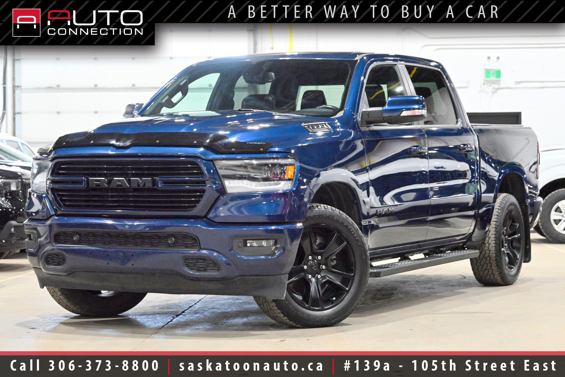 2020 RAM 1500 Sport Crew Cab - 4x4 - ACCIDENT FREE - LVL 2 GROUP - COOLED SEATS