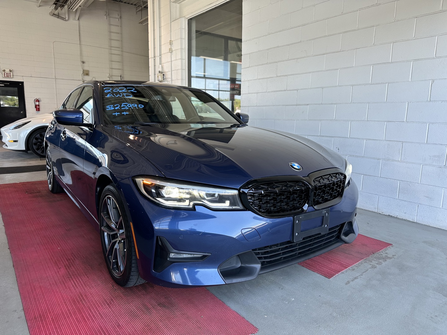 Blue 2022 BMW 3 Series Sedan All-Wheel Drive Automatic