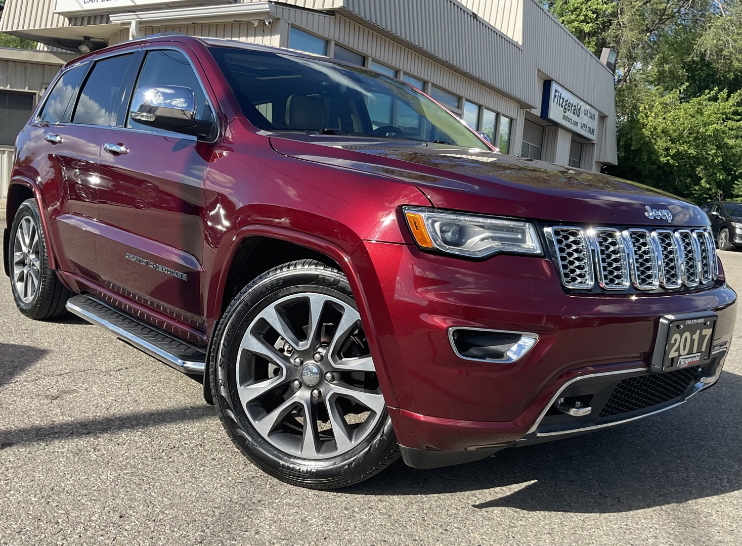Red 2017 Jeep Grand Cherokee Overland 4WD SUV / Crossover Four-Wheel Drive Automatic