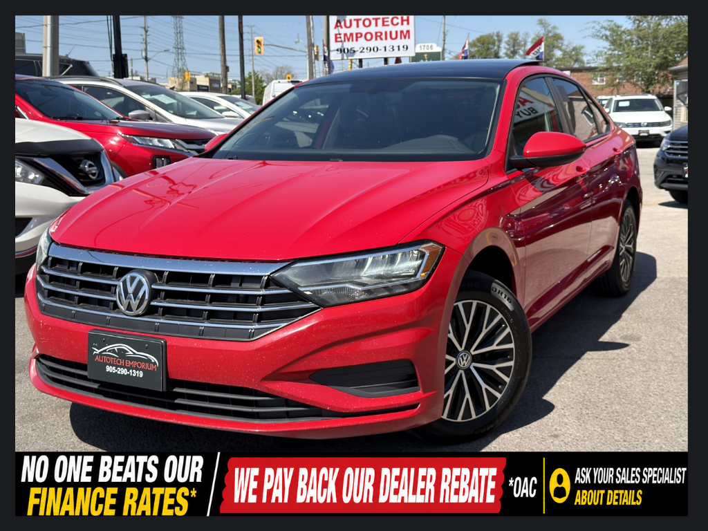 Red 2021 Volkswagen Jetta Highline FWD Sedan Automatic