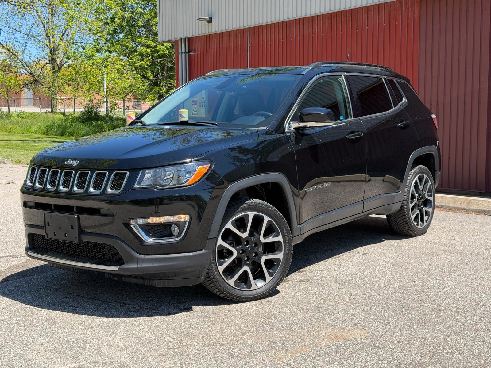 Black 2017 Jeep Compass Limited 4WD SUV / Crossover Four-Wheel Drive Automatic