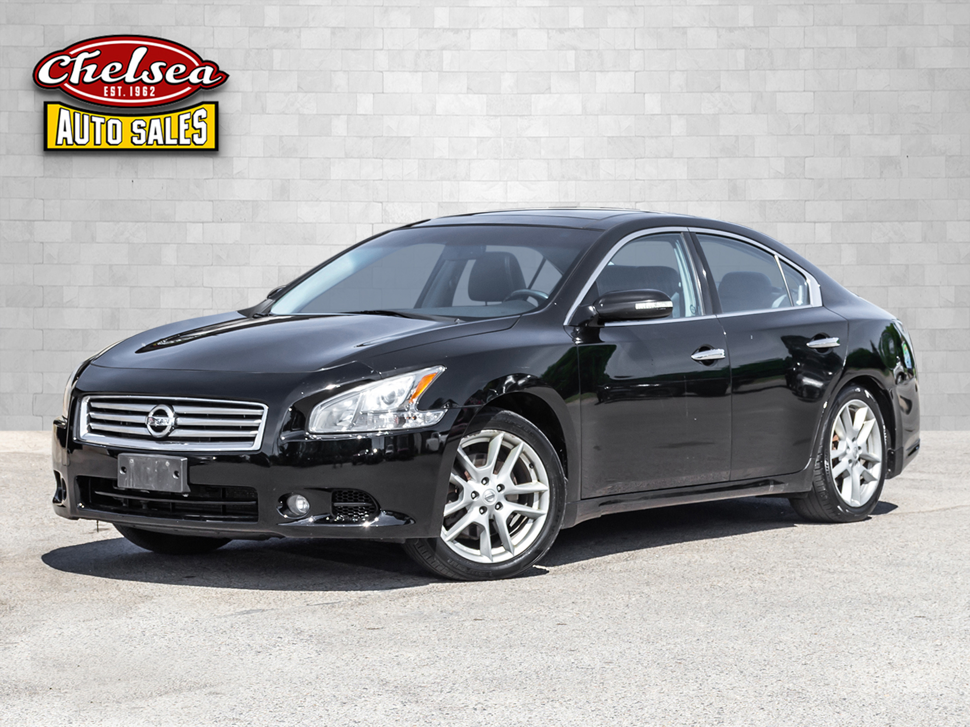 Black 2012 Nissan Maxima SV Sedan Front-Wheel Drive Automatic