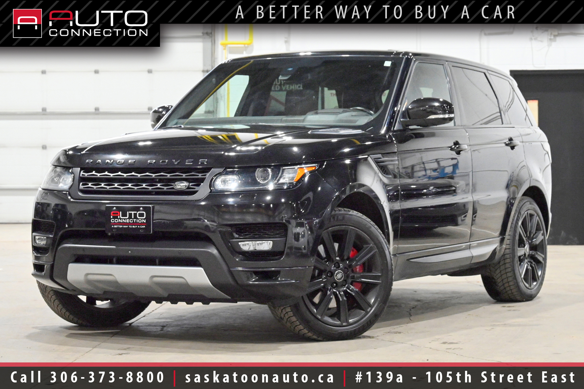 Black 2016 Land Rover Range Rover Sport V8 Autobiography 4WD SUV / Crossover All-Wheel Drive 8-Speed Automatic