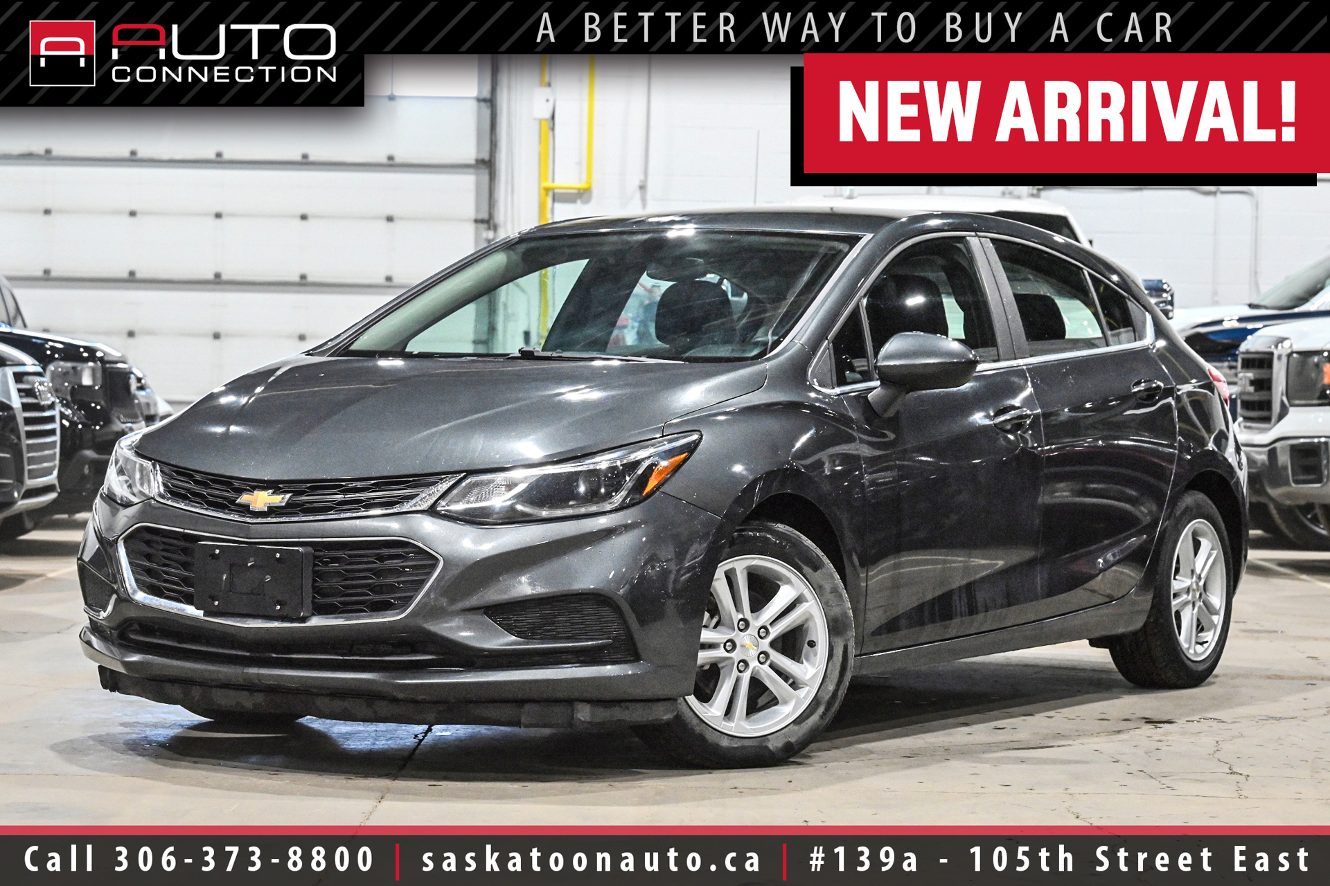2017 Chevrolet Cruze LT Hatchback - LOW KMS - HEATED SEATS - REARVIEW CAM