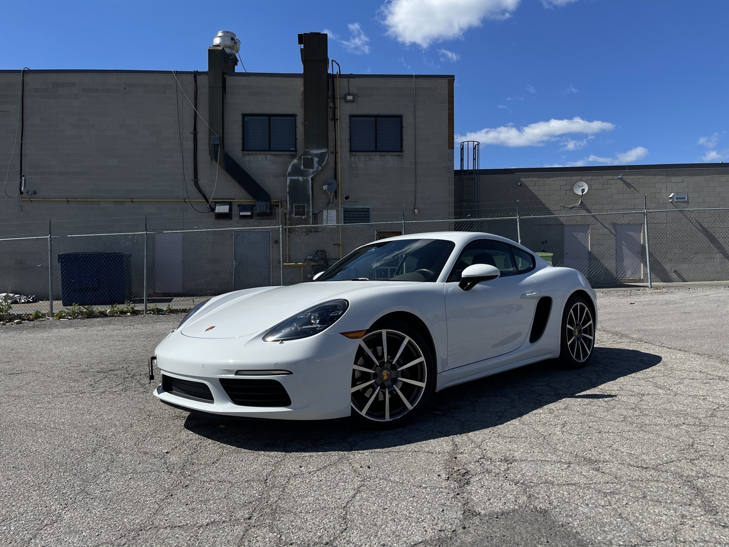 White 2022 Porsche 718 Cayman Coupe Rear-Wheel Drive Manual