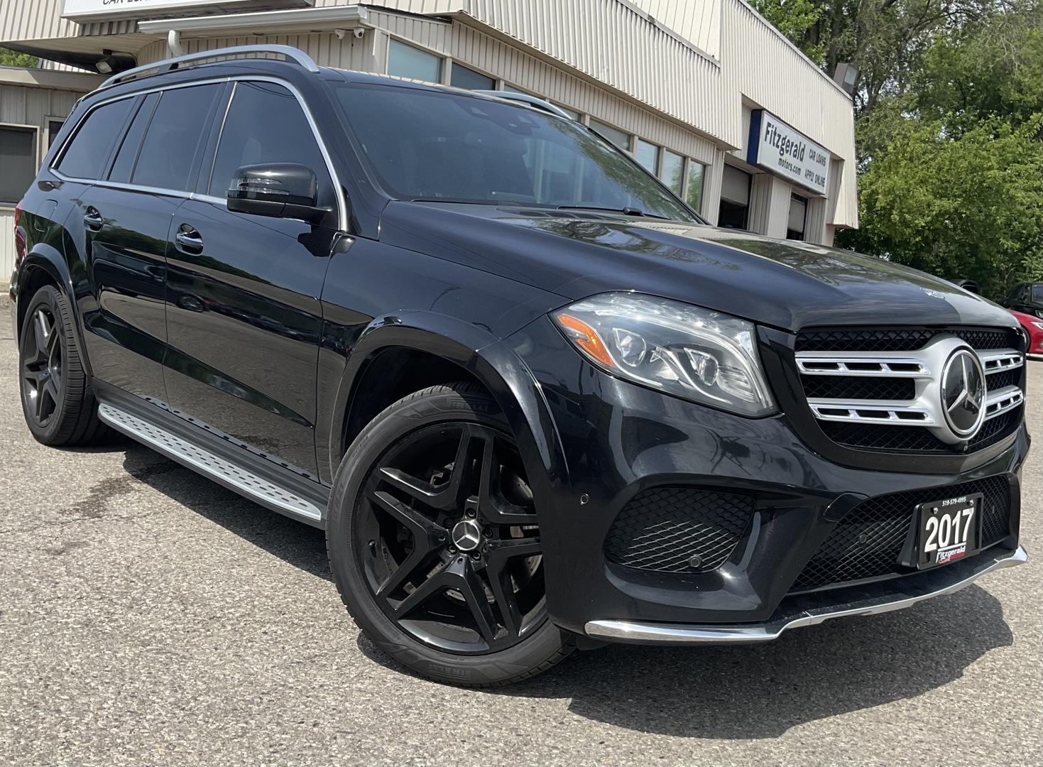 Black 2017 Mercedes-Benz GLS 450 4MATIC SUV / Crossover All-Wheel Drive Automatic