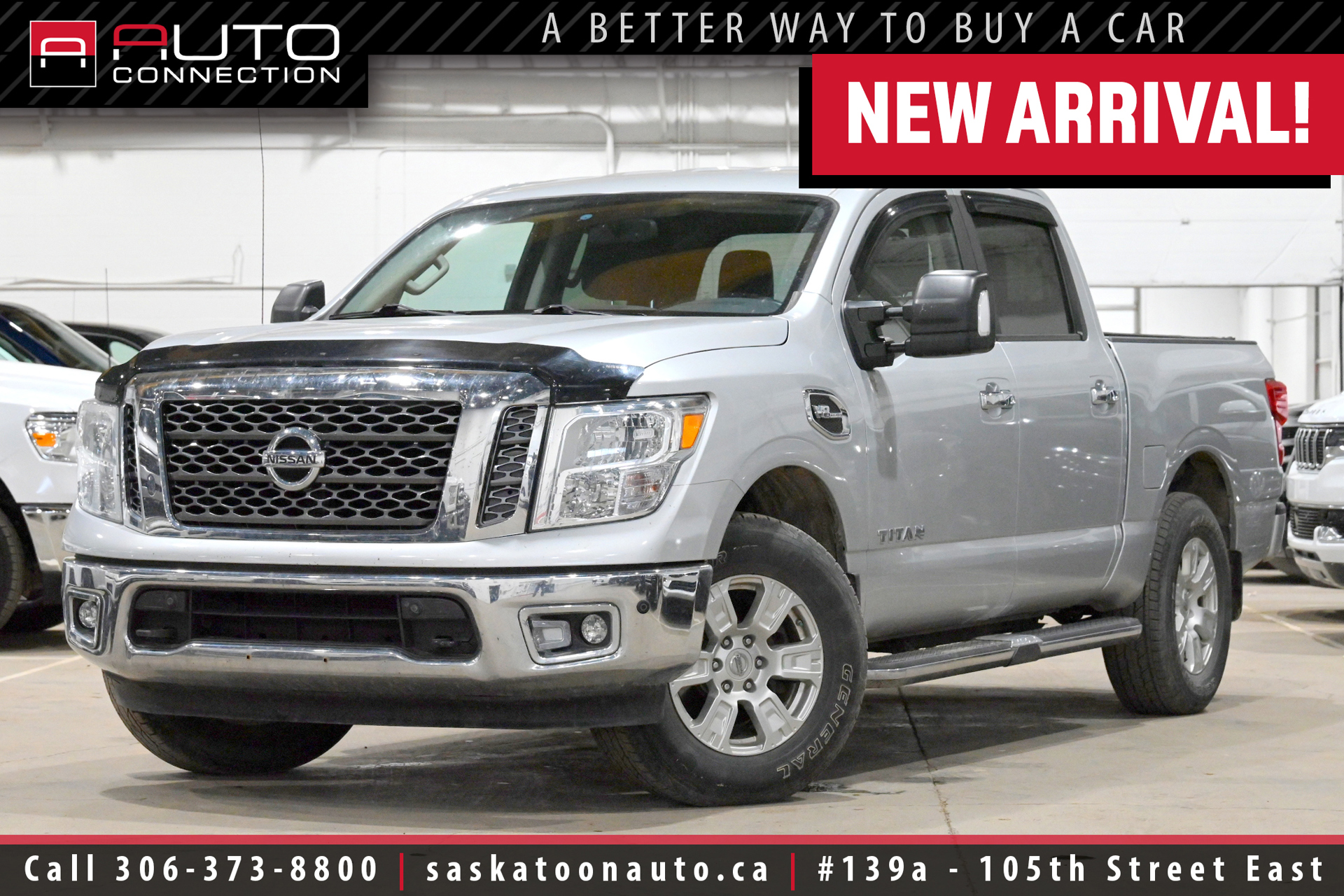 2017 Nissan Titan SV - 4x4 - ONE OWNER - ACCIDENT FREE - PREMIUM PKG - LOW KMS