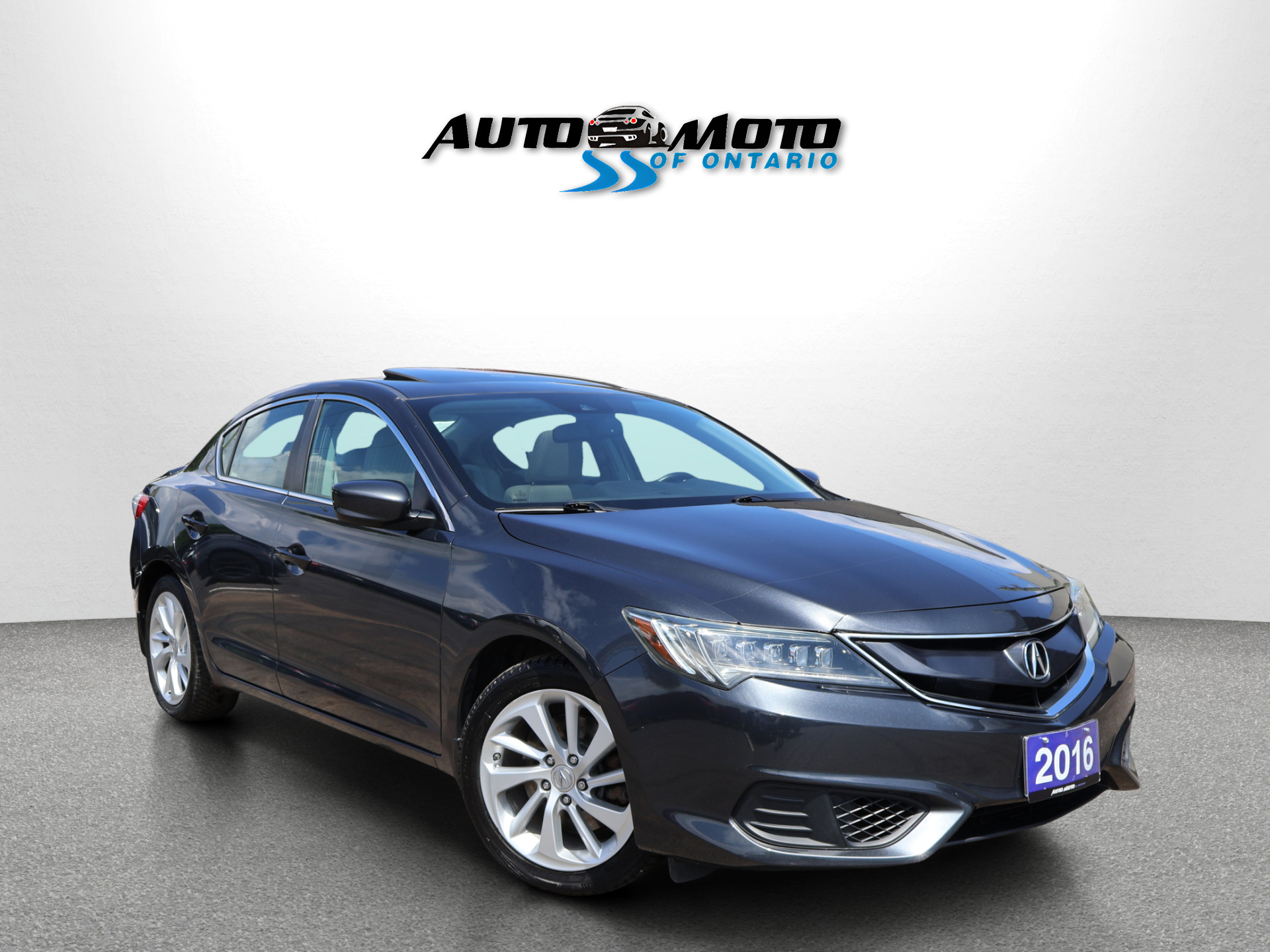 Gray 2016 Acura ILX Sedan Front-Wheel Drive Automatic