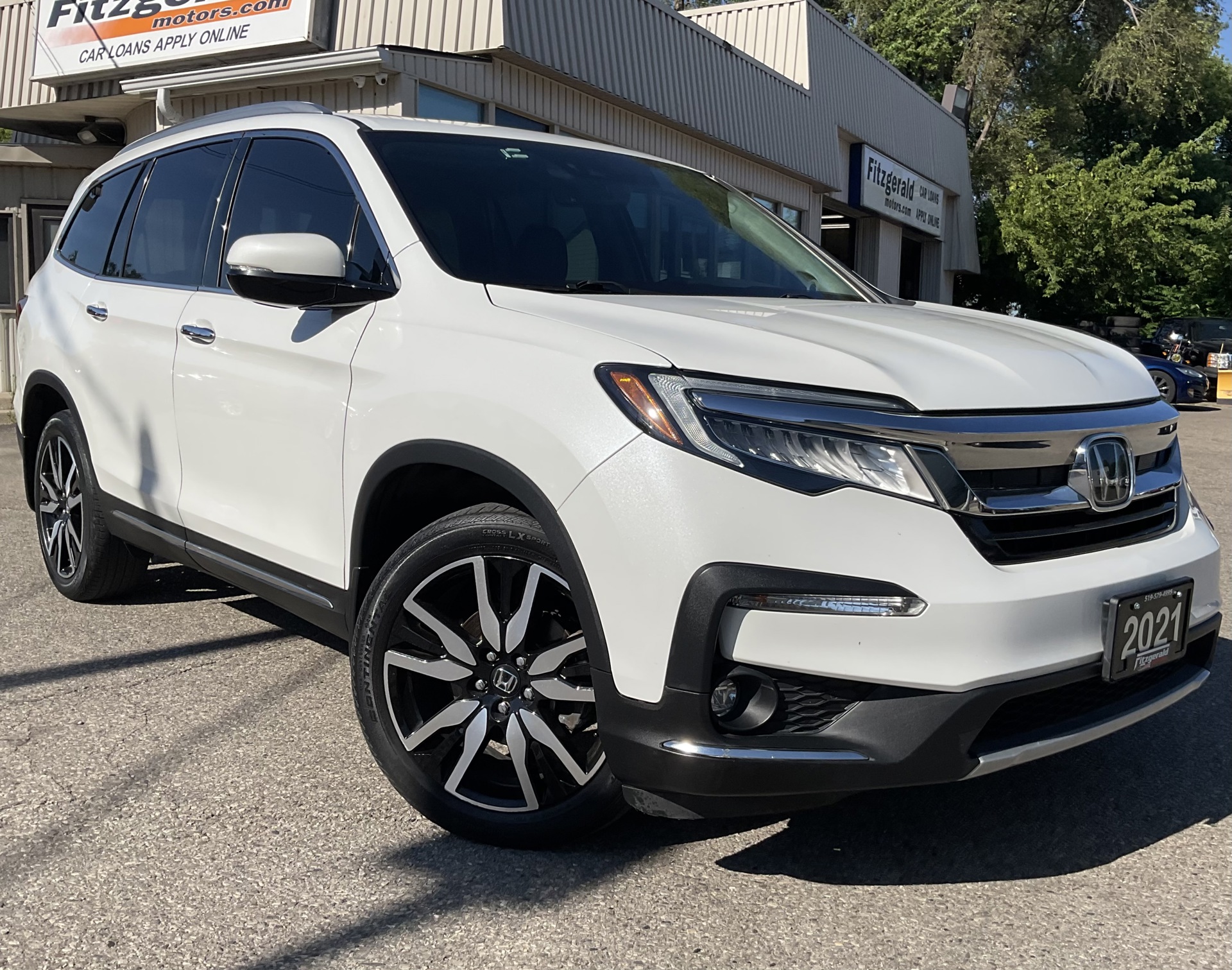 White 2021 Honda Pilot SUV / Crossover All-Wheel Drive Automatic