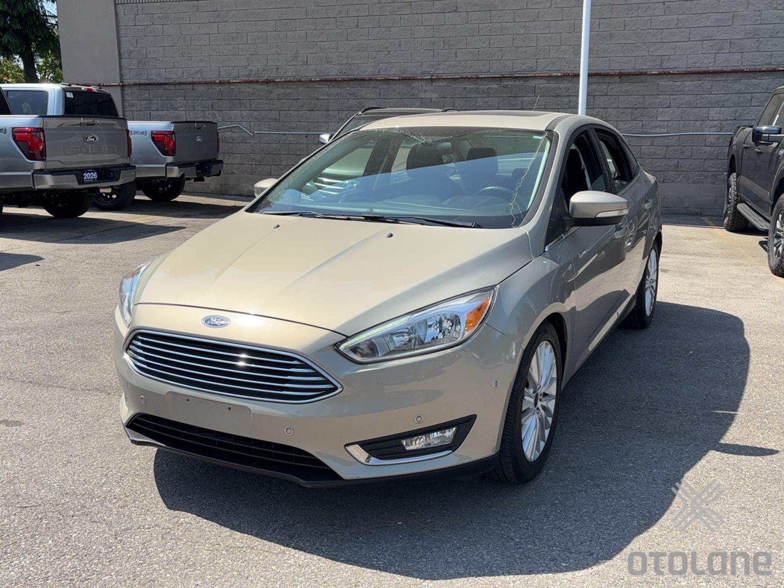 Gold 2016 Ford Focus Sedan Front-Wheel Drive Automatic