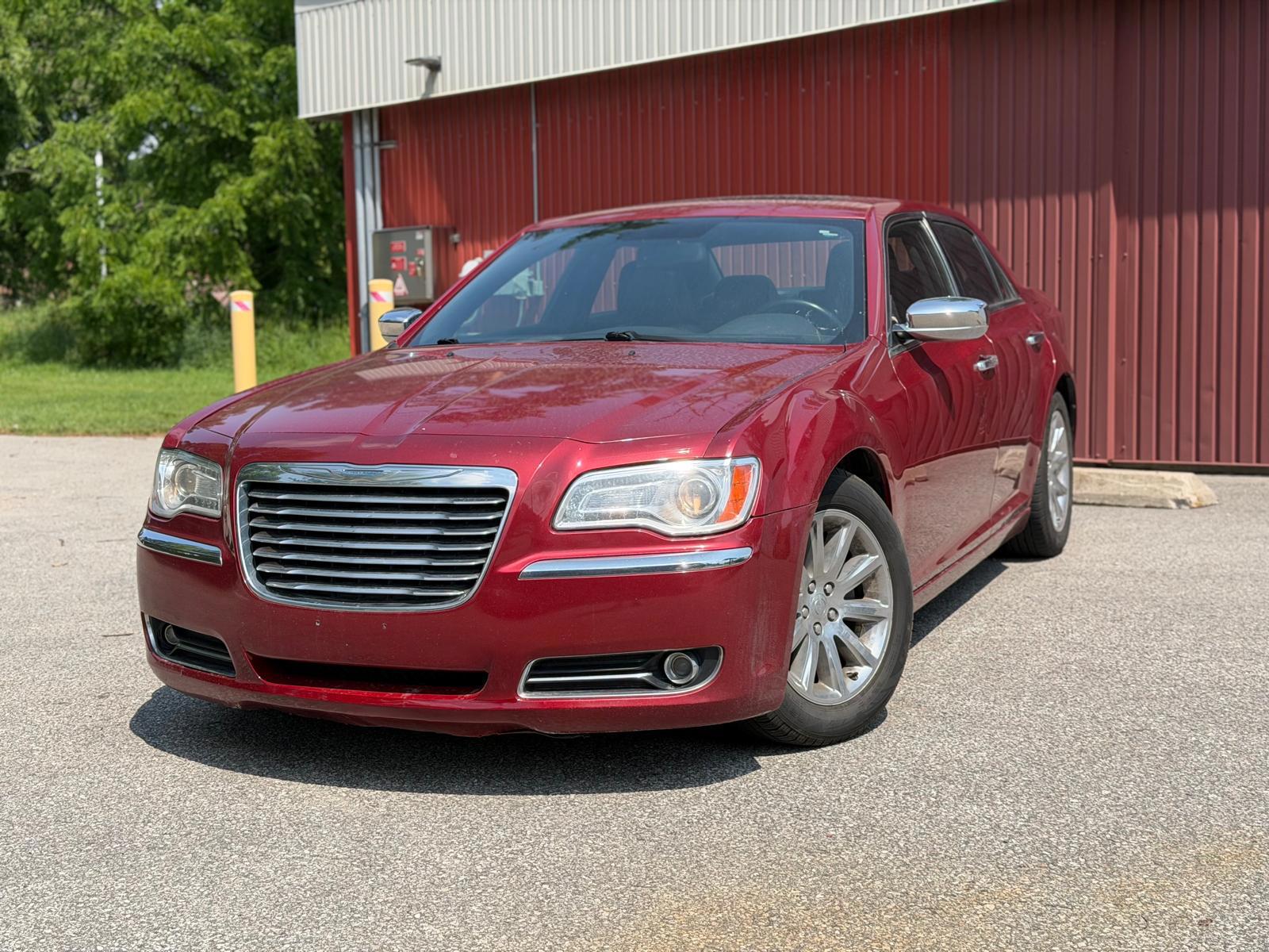 Red 2012 Chrysler 300 Sedan Rear-Wheel Drive Automatic