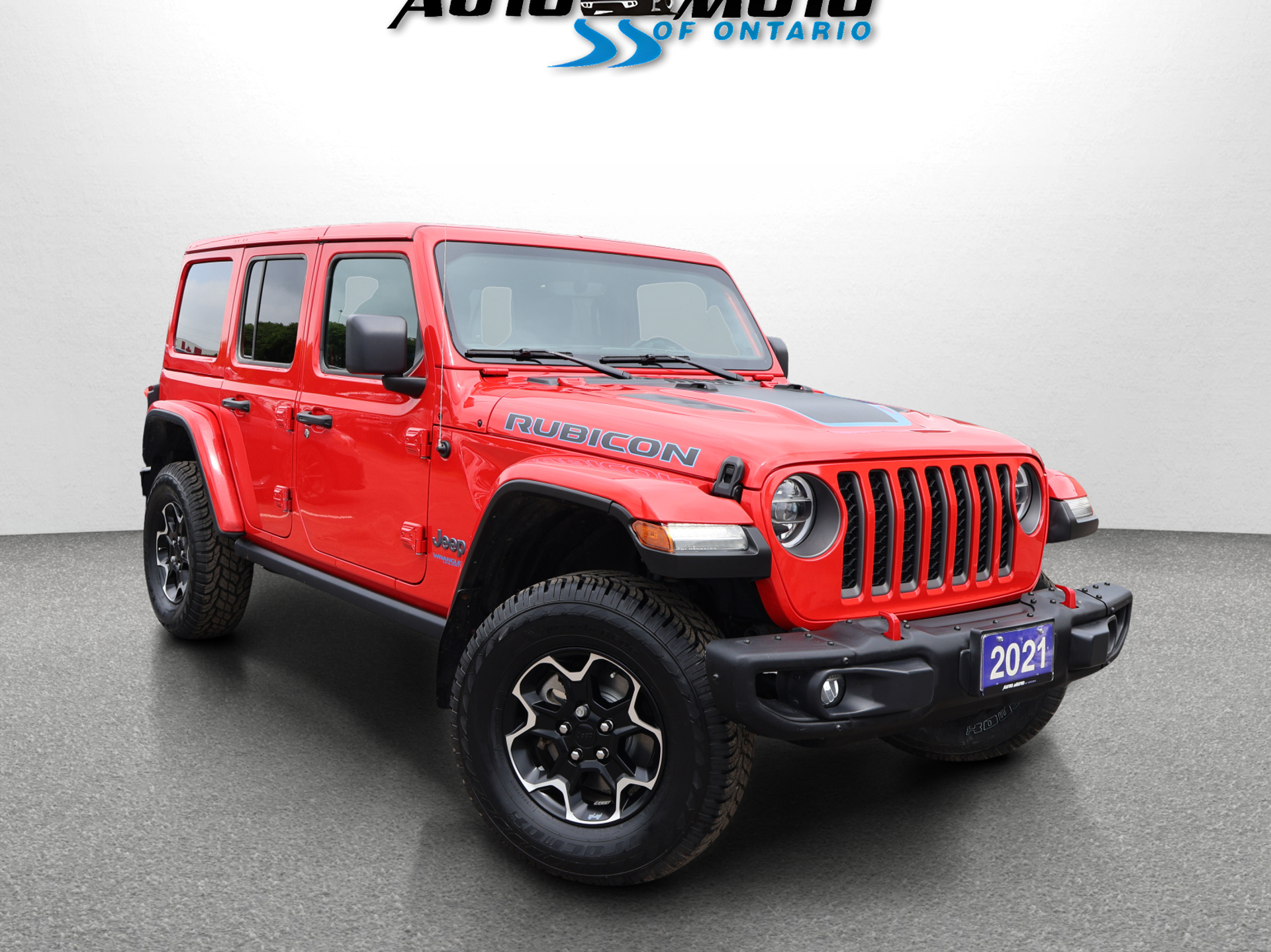Red 2021 Jeep Wrangler 4xe Rubicon 4WD SUV / Crossover Four-Wheel Drive Automatic