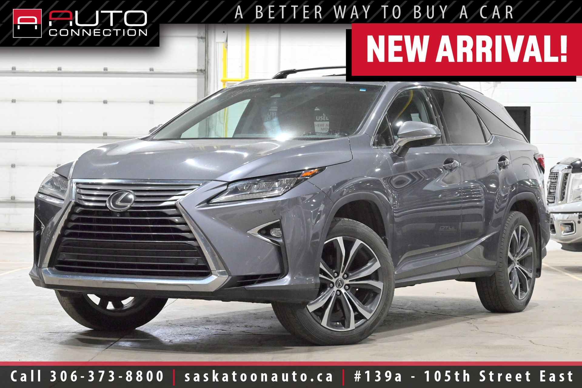 Nebula Gray Pearl 2018 Lexus RX 350L Luxury AWD SUV / Crossover All-Wheel Drive Automatic