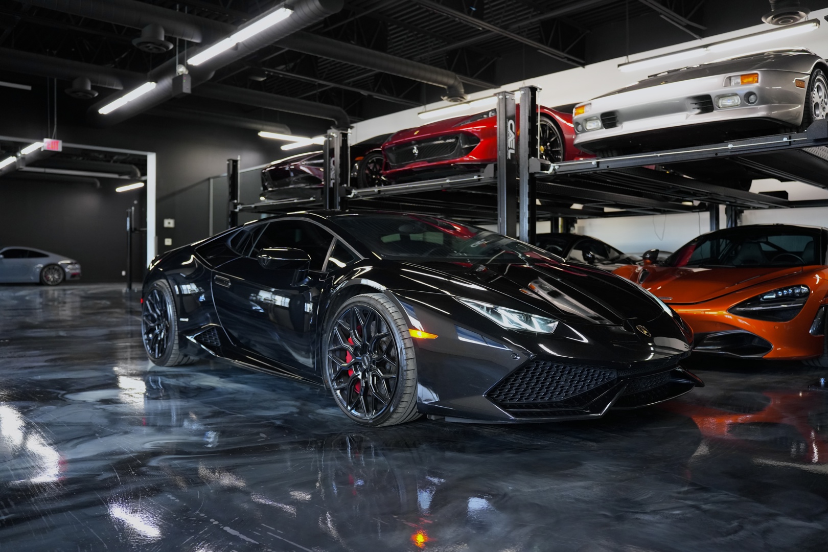 Black 2016 Lamborghini Huracan Coupe All-Wheel Drive Automatic