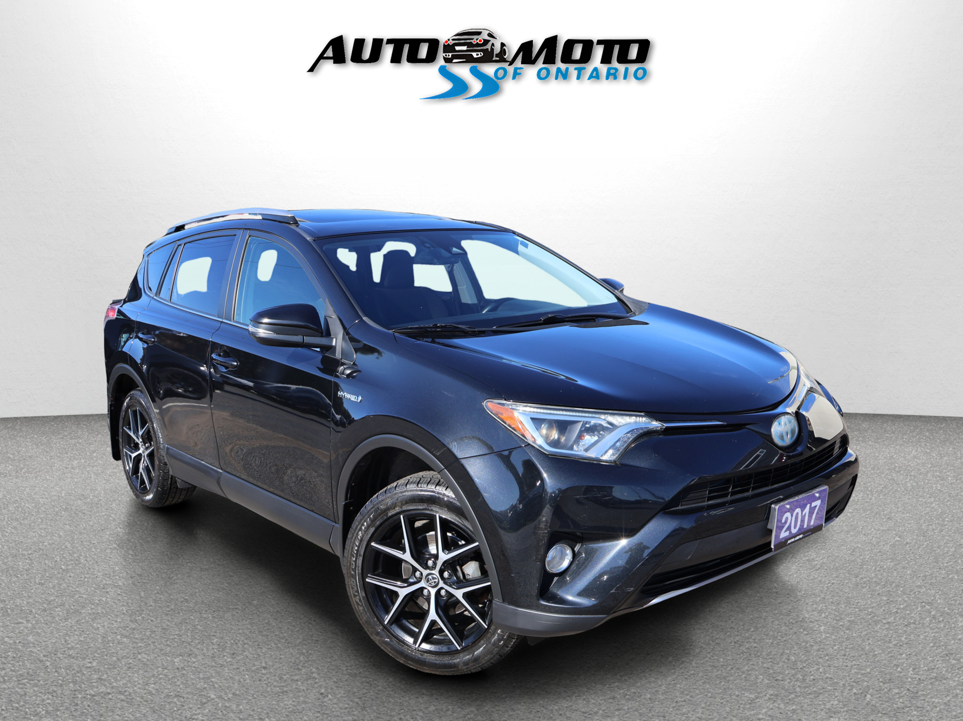 Black 2017 Toyota RAV4 Hybrid SUV / Crossover All-Wheel Drive Automatic