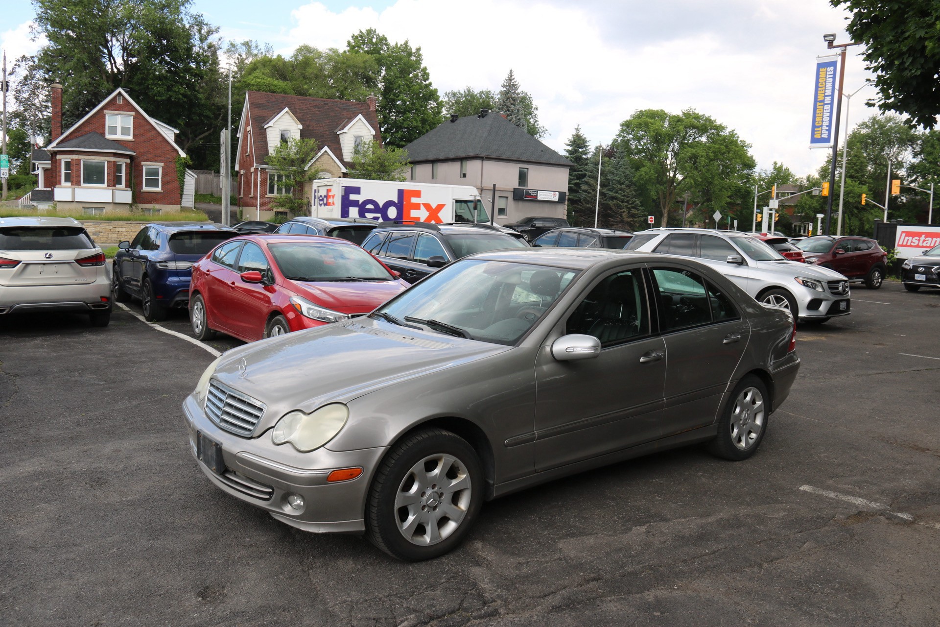 Silver 2005 Mercedes-Benz C-Class Sedan All-Wheel Drive Automatic