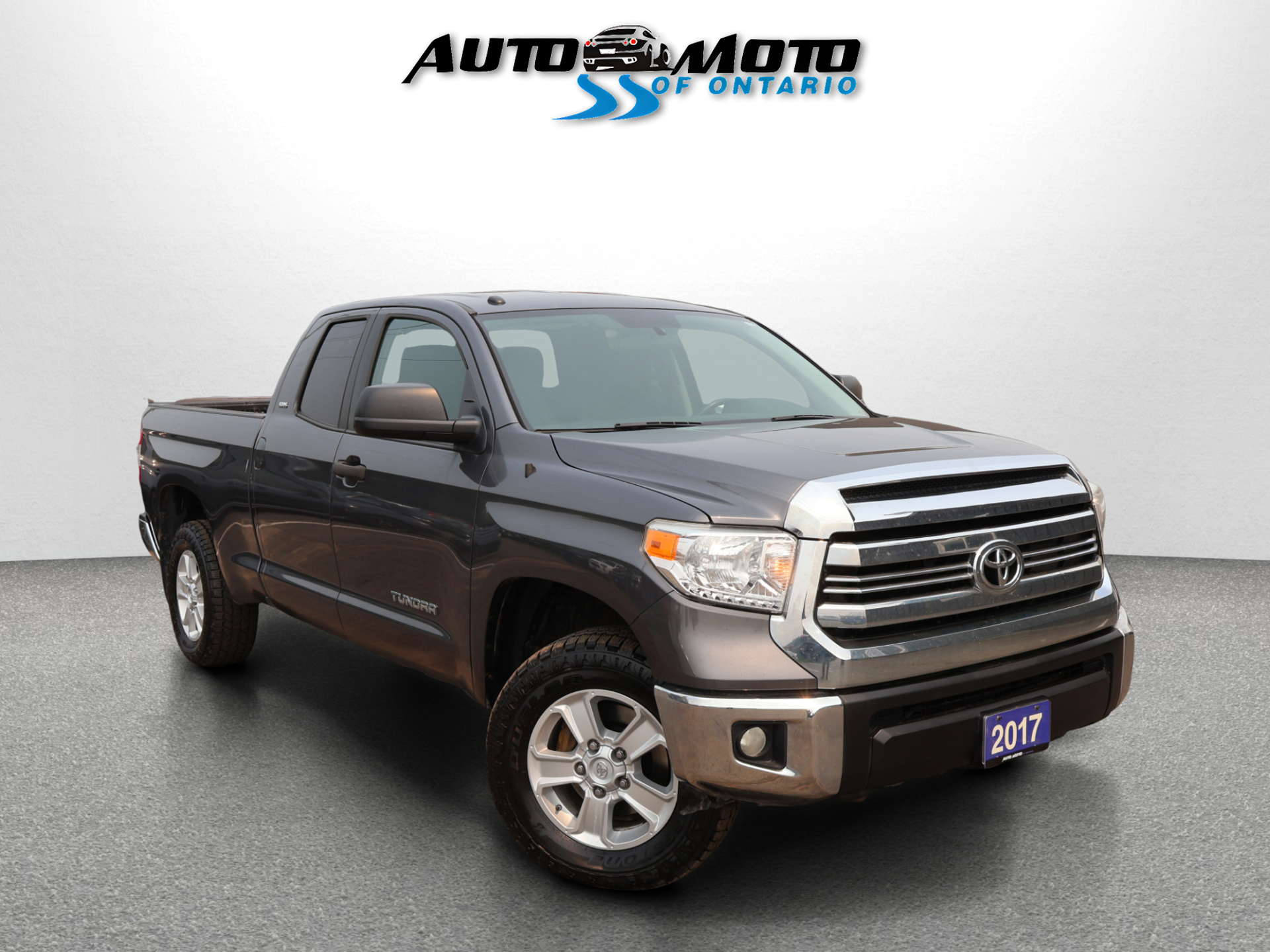 Black 2017 Toyota Tundra Pickup Truck Four-Wheel Drive Automatic