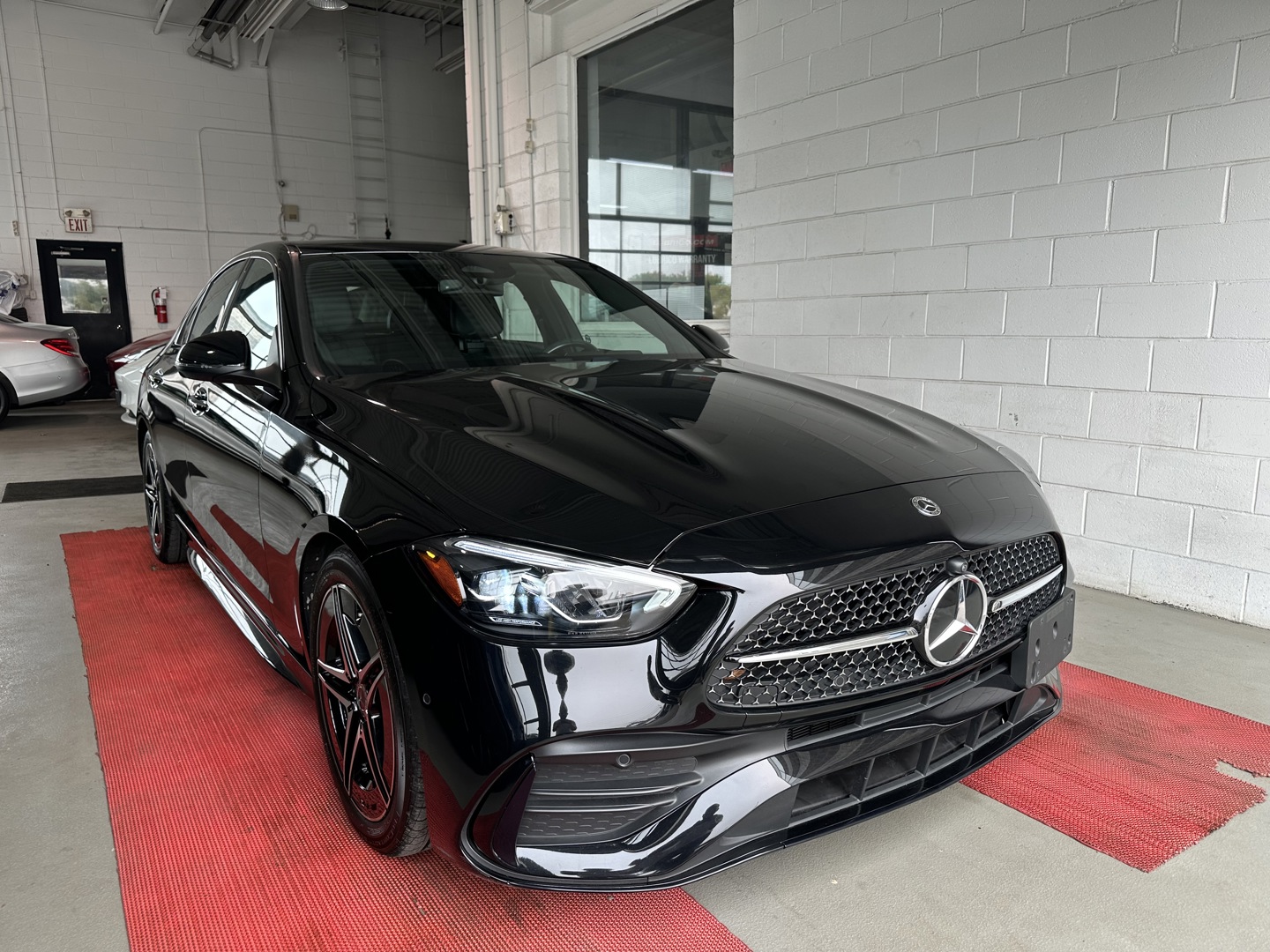 Black 2023 Mercedes-Benz C-Class Sedan All-Wheel Drive Automatic