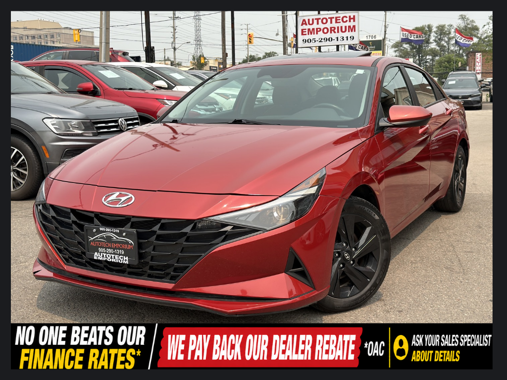 Orange 2022 Hyundai Elantra Sedan Automatic