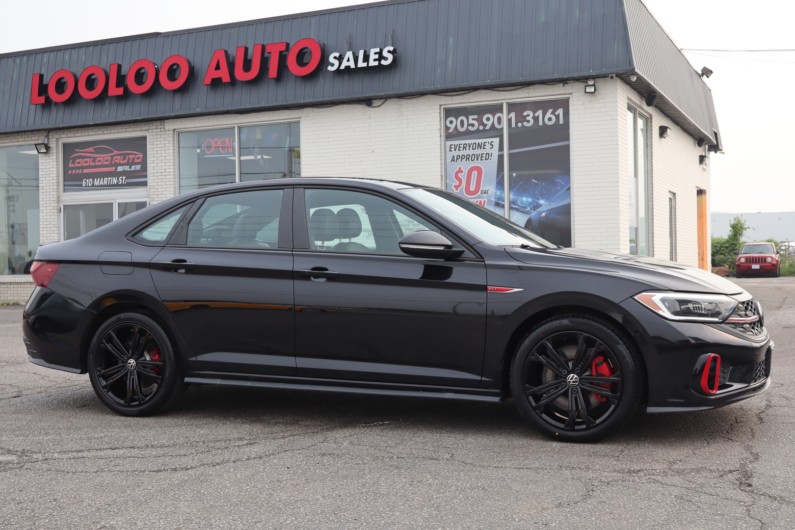 Black 2022 Volkswagen Jetta GLI Sedan Front-Wheel Drive Automatic