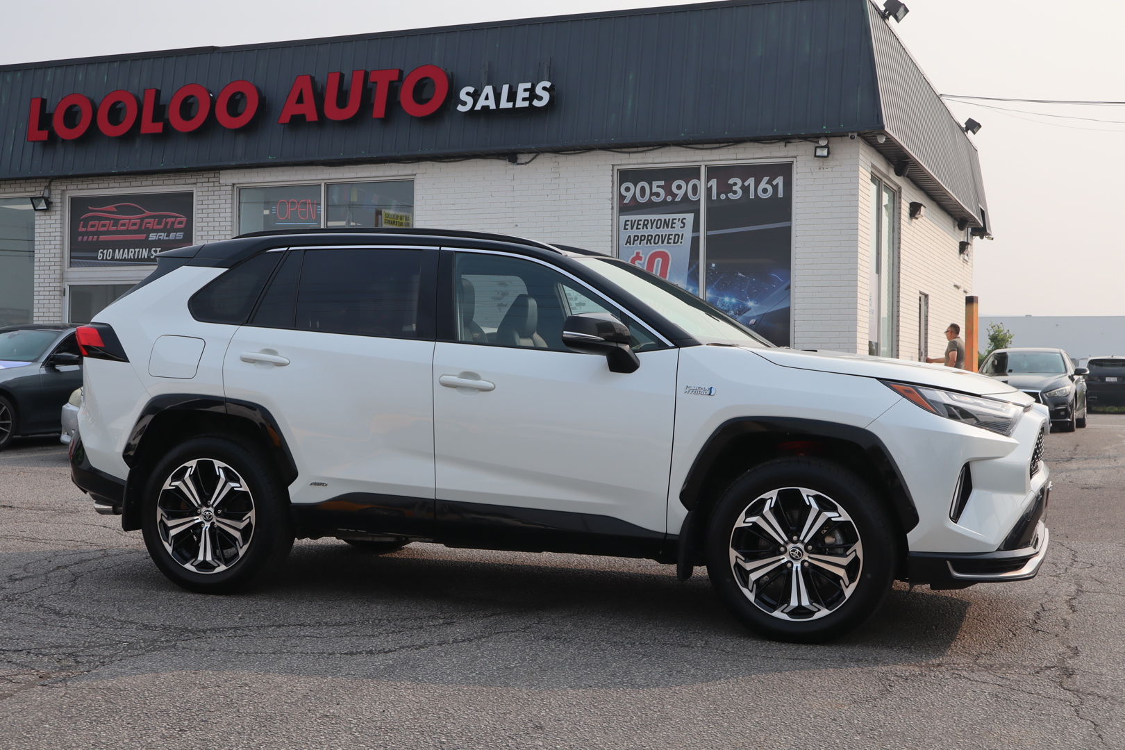 White 2022 Toyota RAV4 Prime SUV / Crossover All-Wheel Drive Automatic