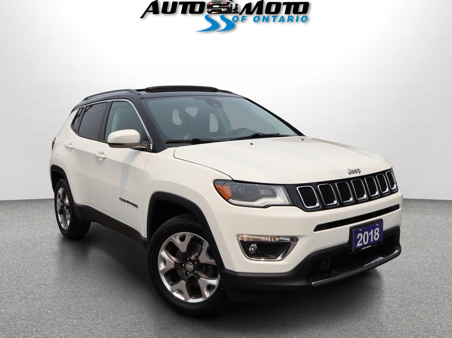 White 2018 Jeep Compass SUV / Crossover Four-Wheel Drive Automatic