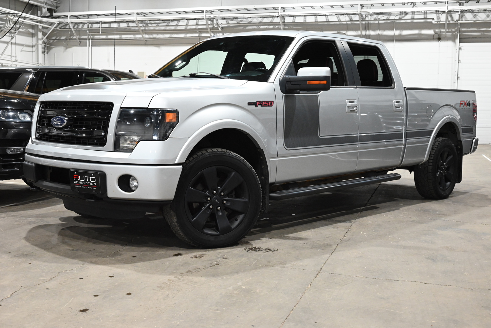 Silver 2013 Ford F-150 Pickup Truck Four-Wheel Drive Automatic