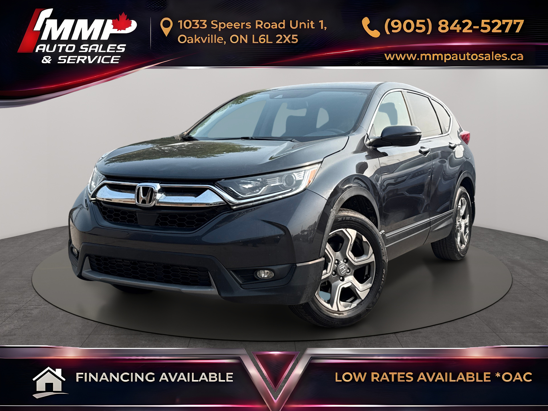 Gray 2018 Honda CR-V SUV / Crossover All-Wheel Drive Automatic