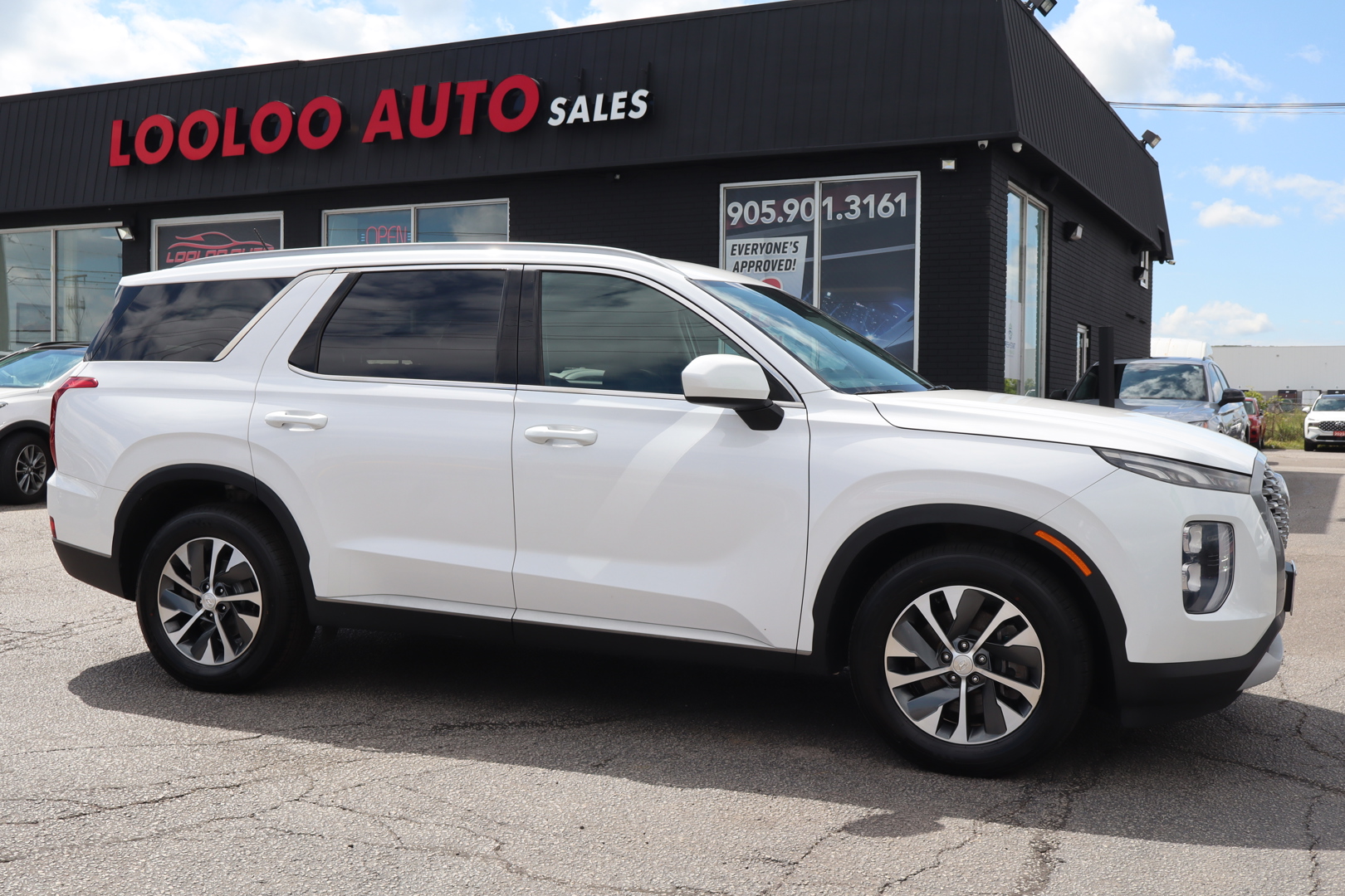 White 2020 Hyundai Palisade SUV / Crossover  Automatic