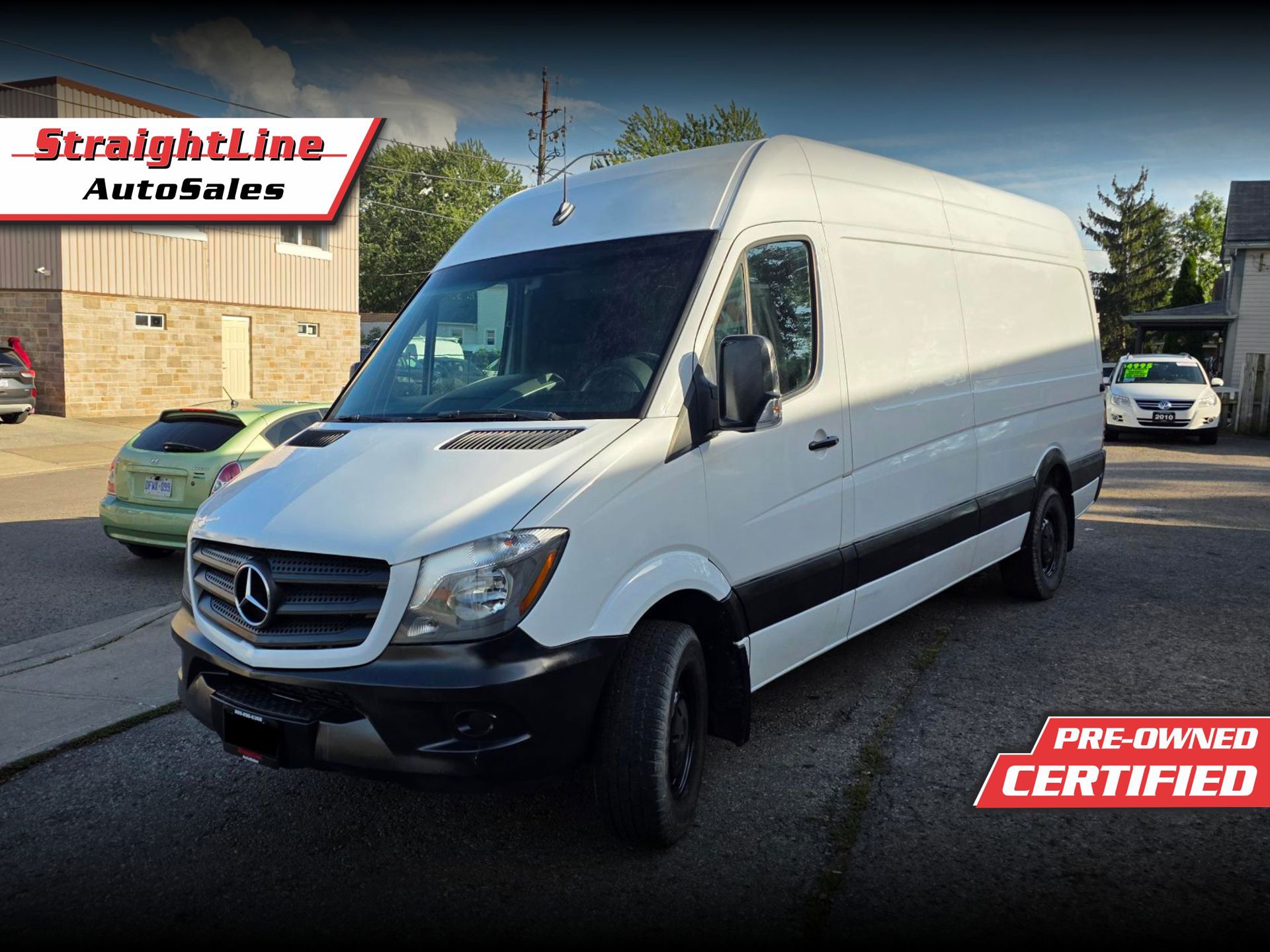 White 2016 Mercedes-Benz Sprinter Cargo Van Automatic