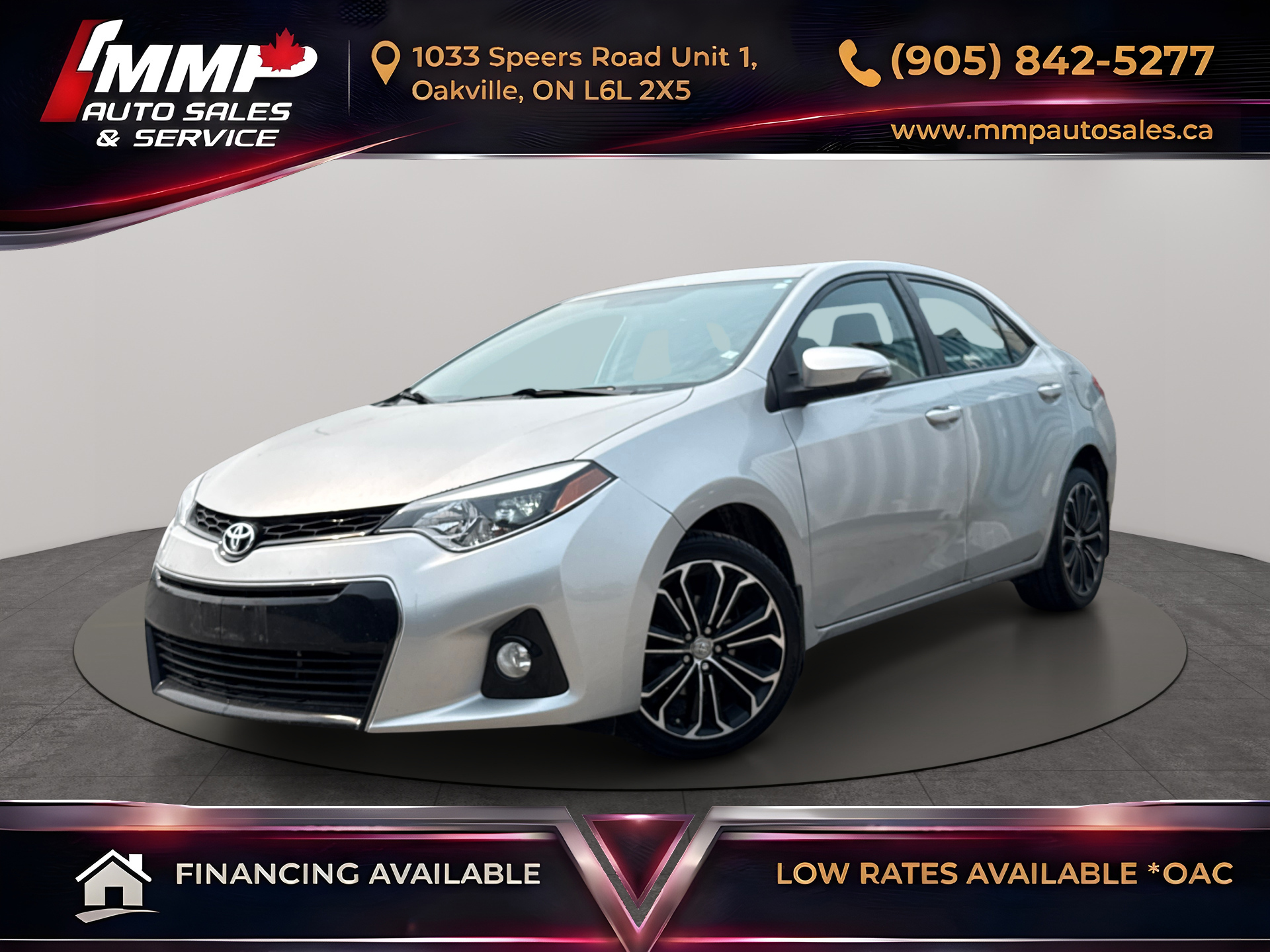 Silver 2016 Toyota Corolla Sedan Front-Wheel Drive Automatic