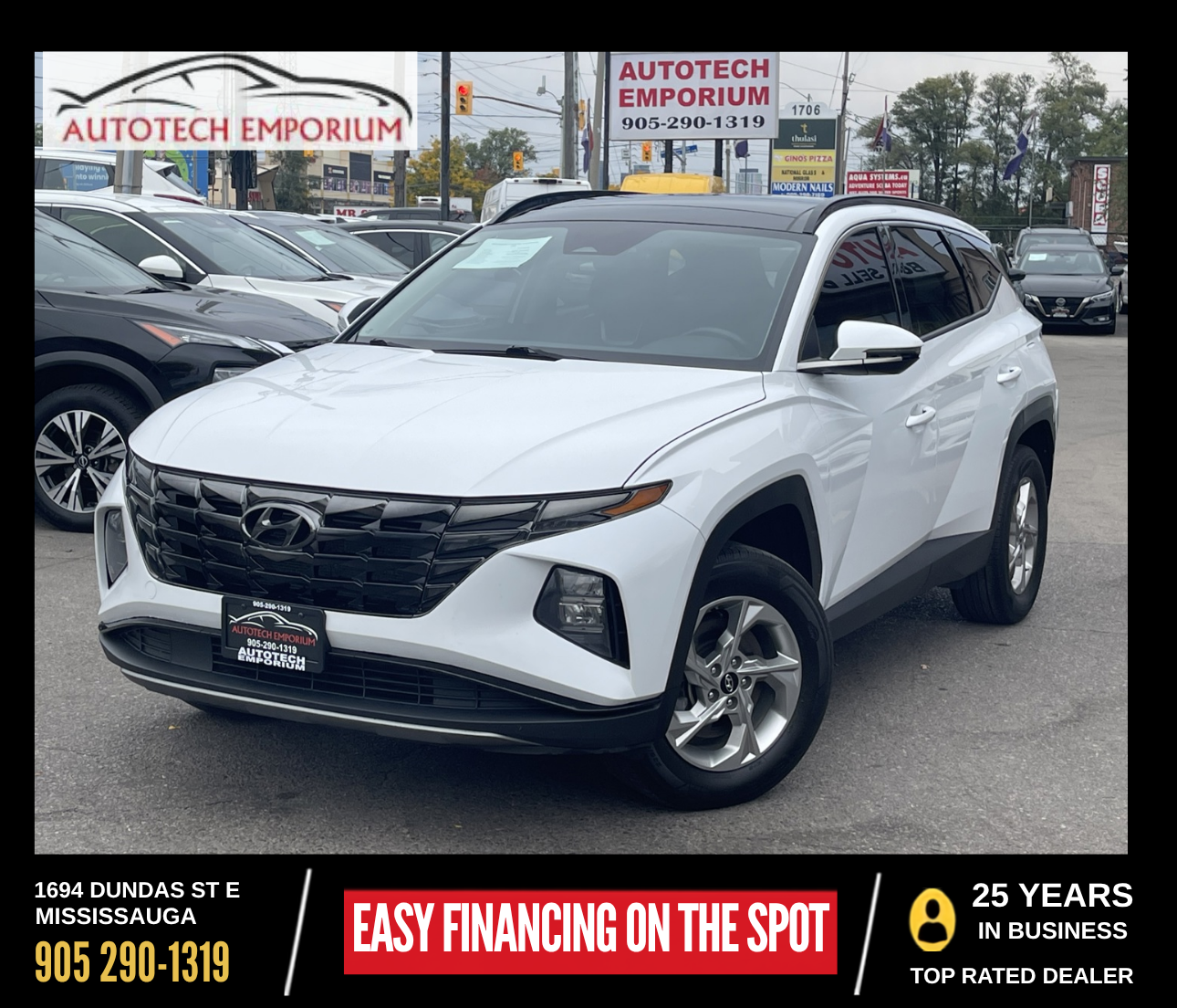 White 2023 Hyundai Tucson SUV / Crossover Automatic