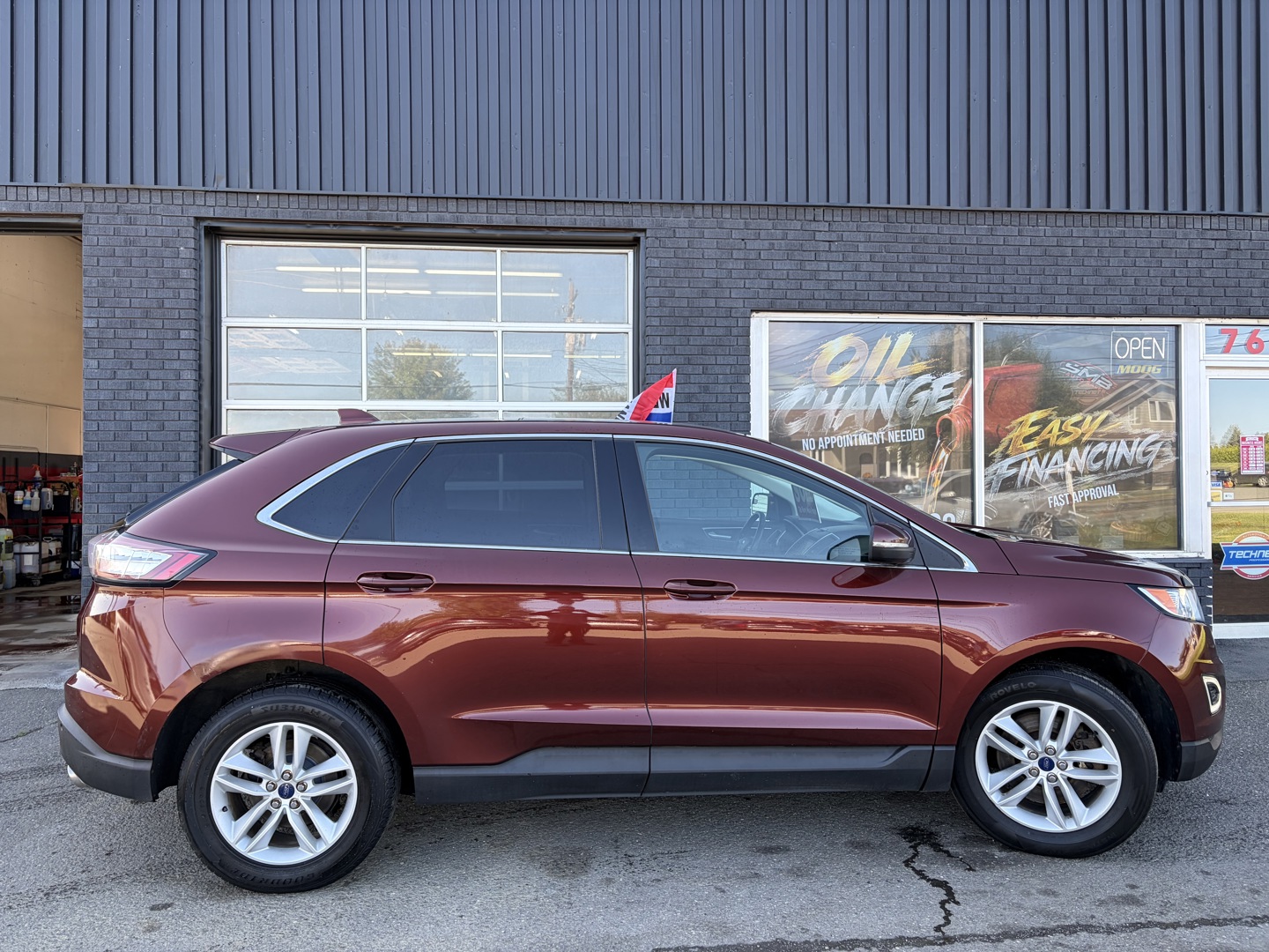 Orange 2016 Ford Edge SUV / Crossover All-Wheel Drive Automatic