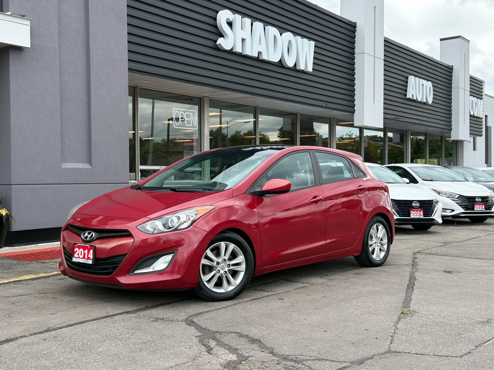 Red 2014 Hyundai Elantra GT Hatchback  Automatic