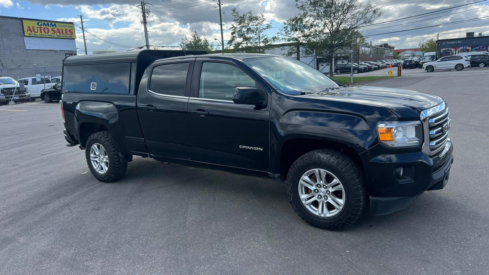 Black 2019 GMC Canyon Pickup Truck Four-Wheel Drive Automatic