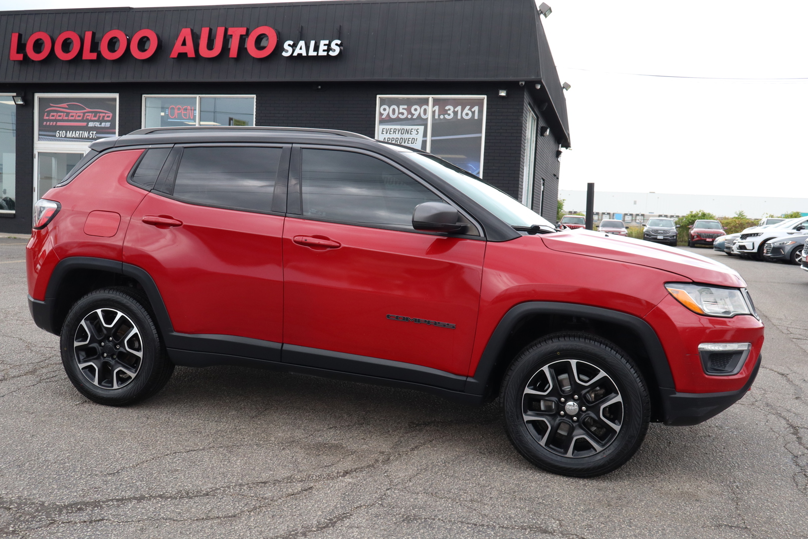 Red 2019 Jeep Compass SUV / Crossover Four-Wheel Drive Automatic